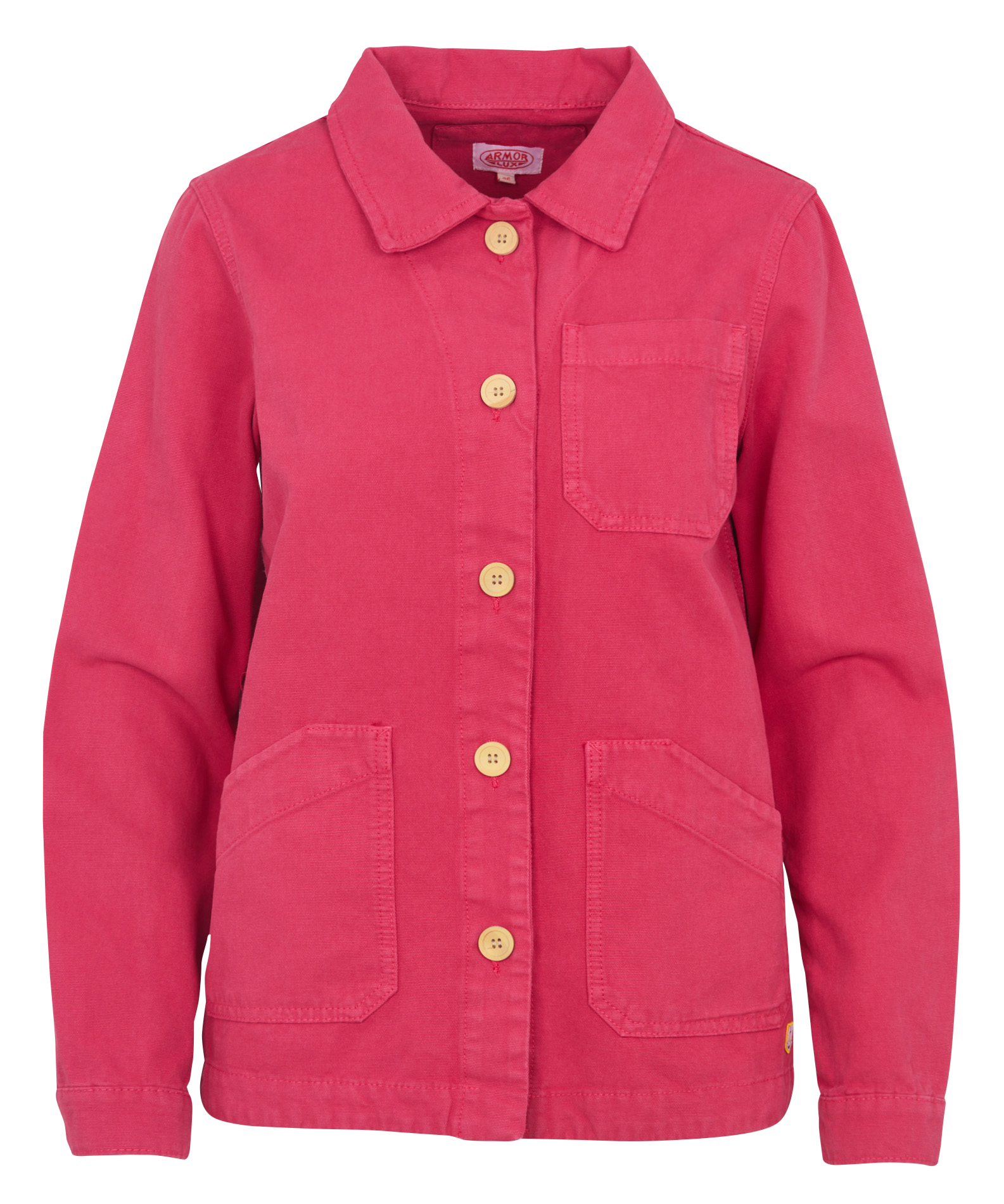 Fisherman jacket with wood buttons ARMOR LUX Pink