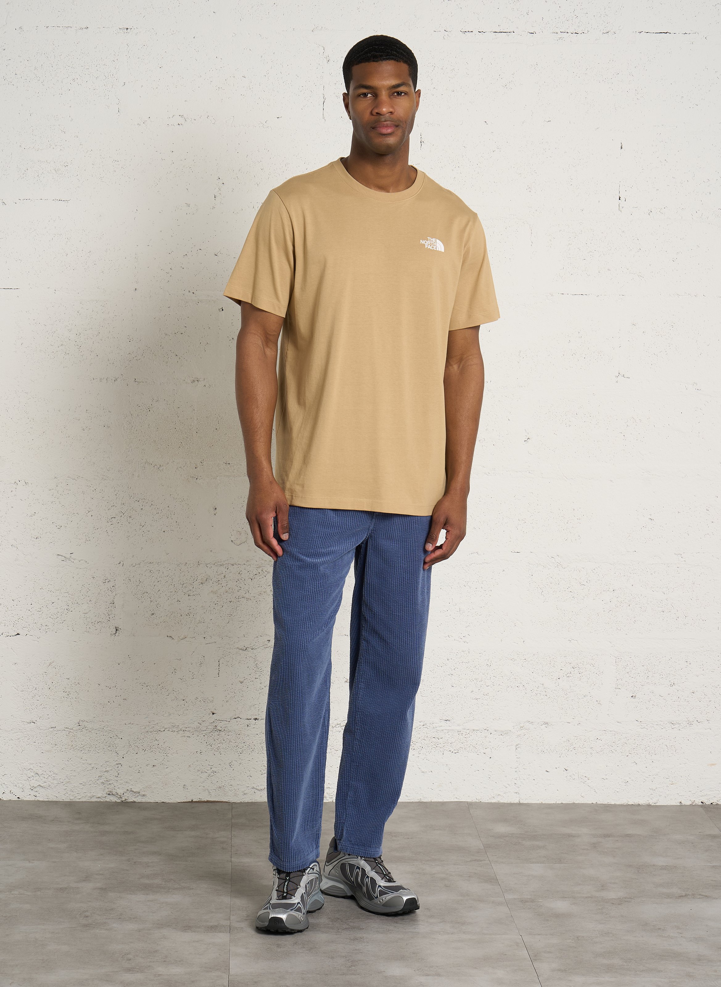 Ribbed cotton pants AMERICAN VINTAGE Blue