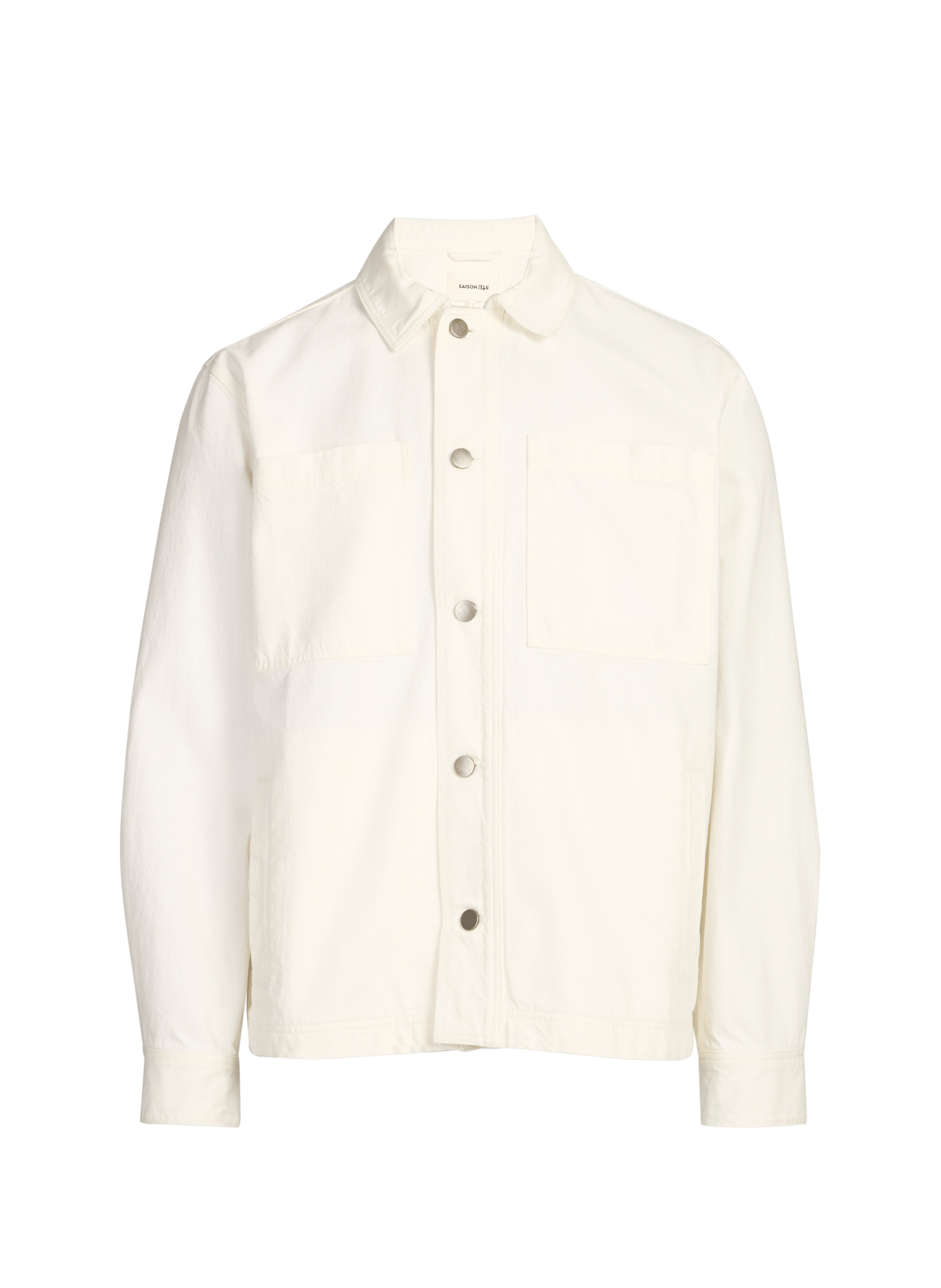 Oversize cotton jacket with classic collar SAISON 1865