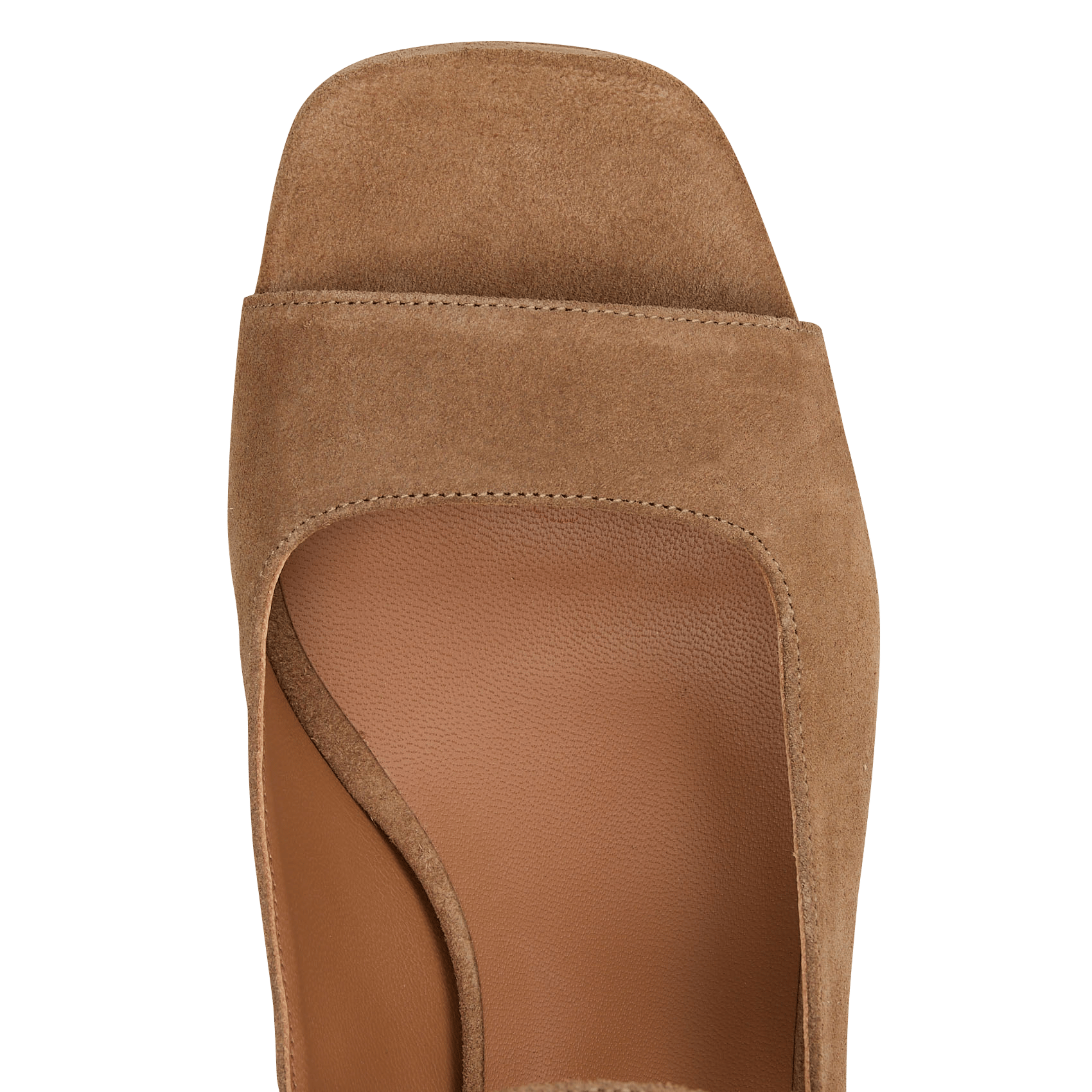 Sandales hautes en cuir velours MELLOW YELLOW Beige