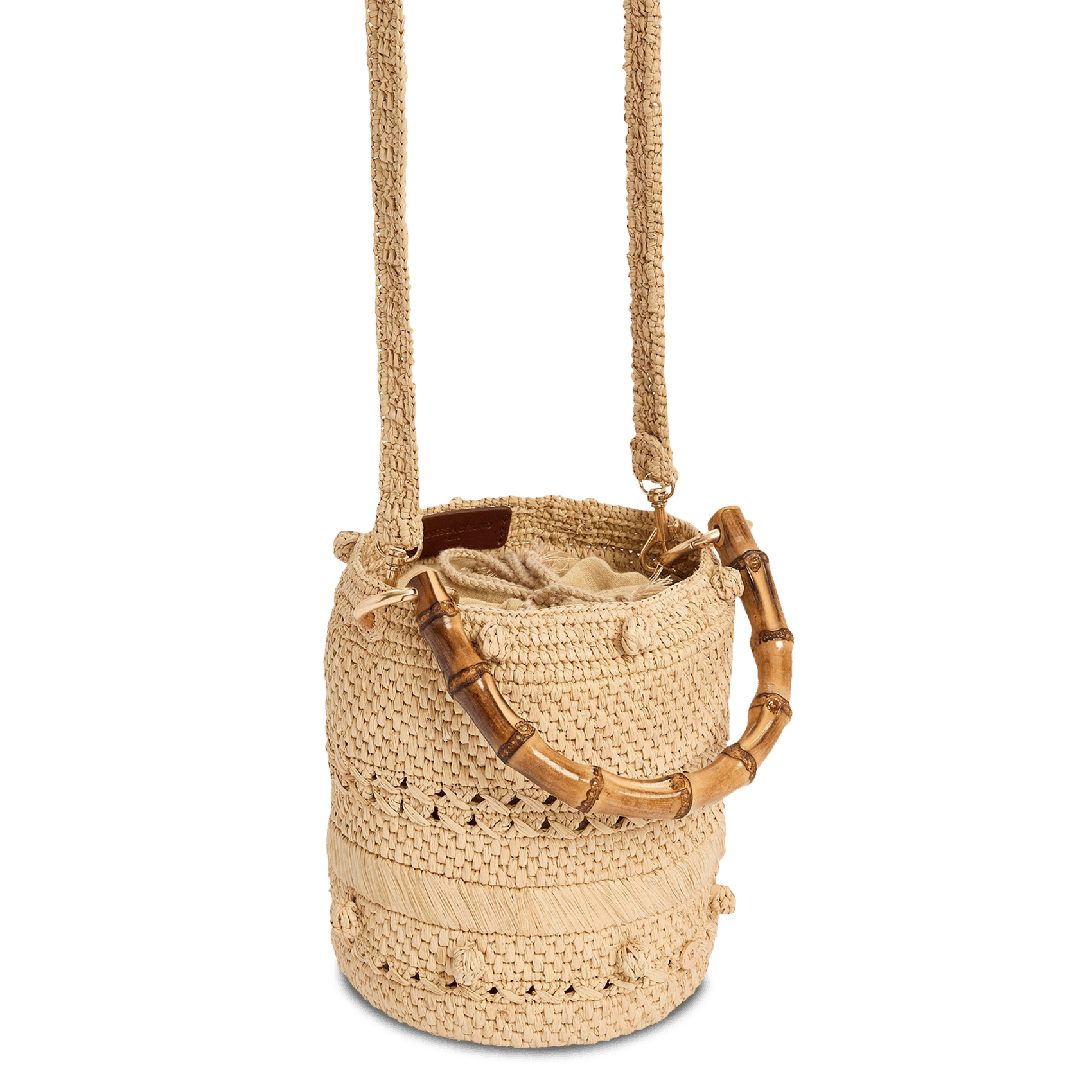 Panier en raphia VANESSA BRUNO Beige