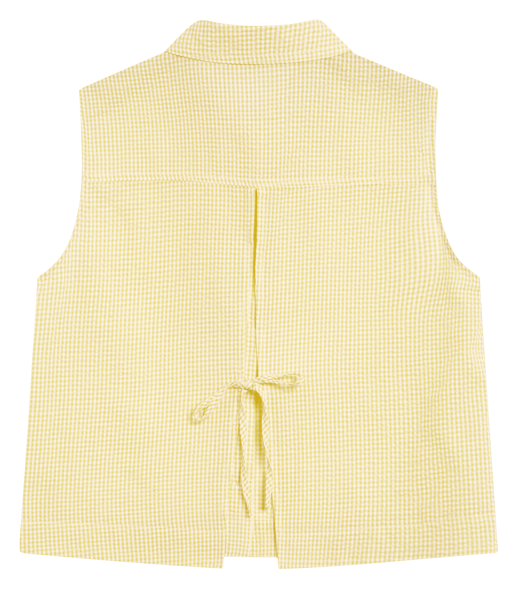 Chemise col classique manches contrastantes en coton GRACE ET MILA Yellow
