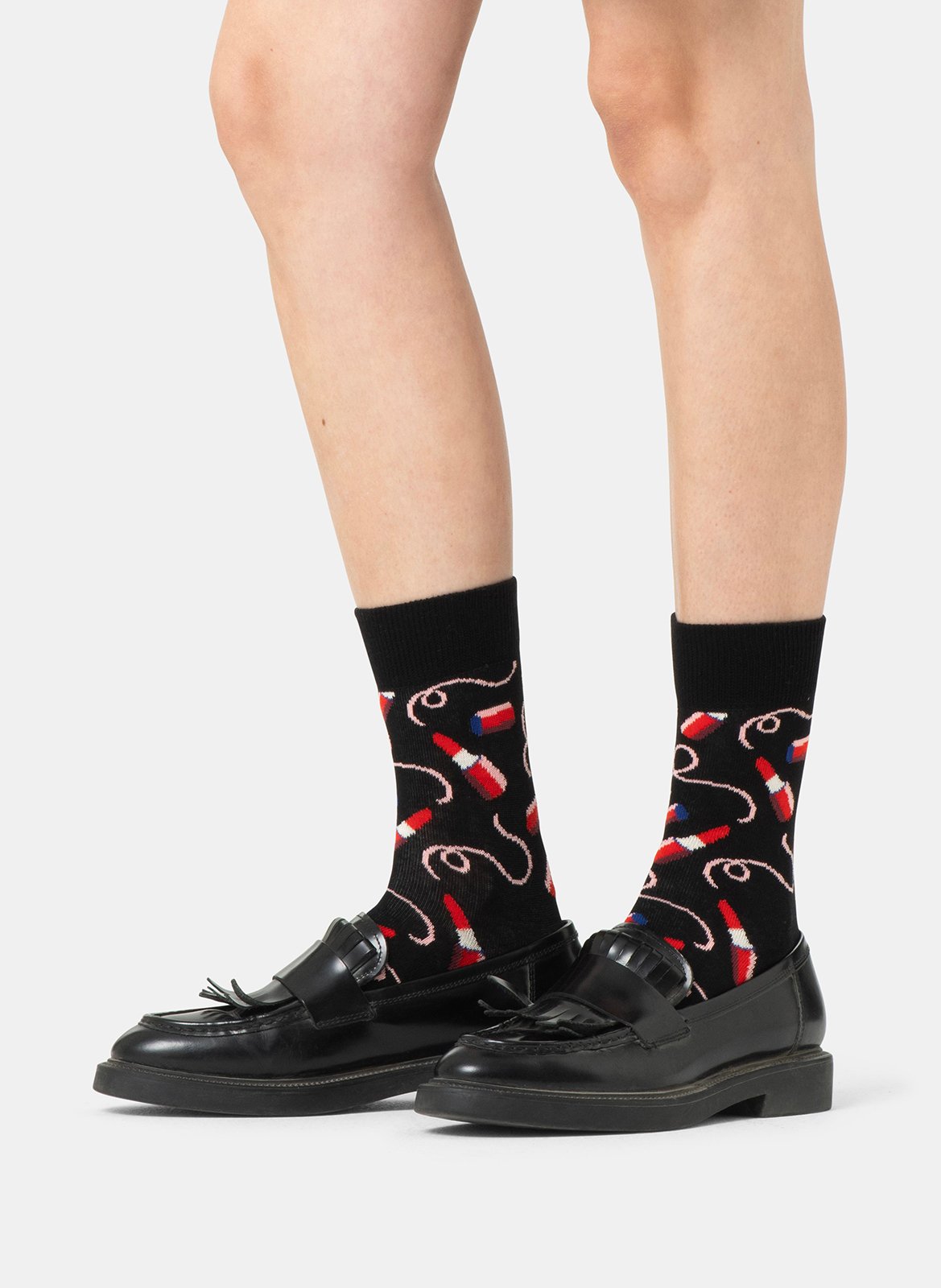 Socken aus Baumwoll-Mix mit Print HAPPY SOCKS Schwarz