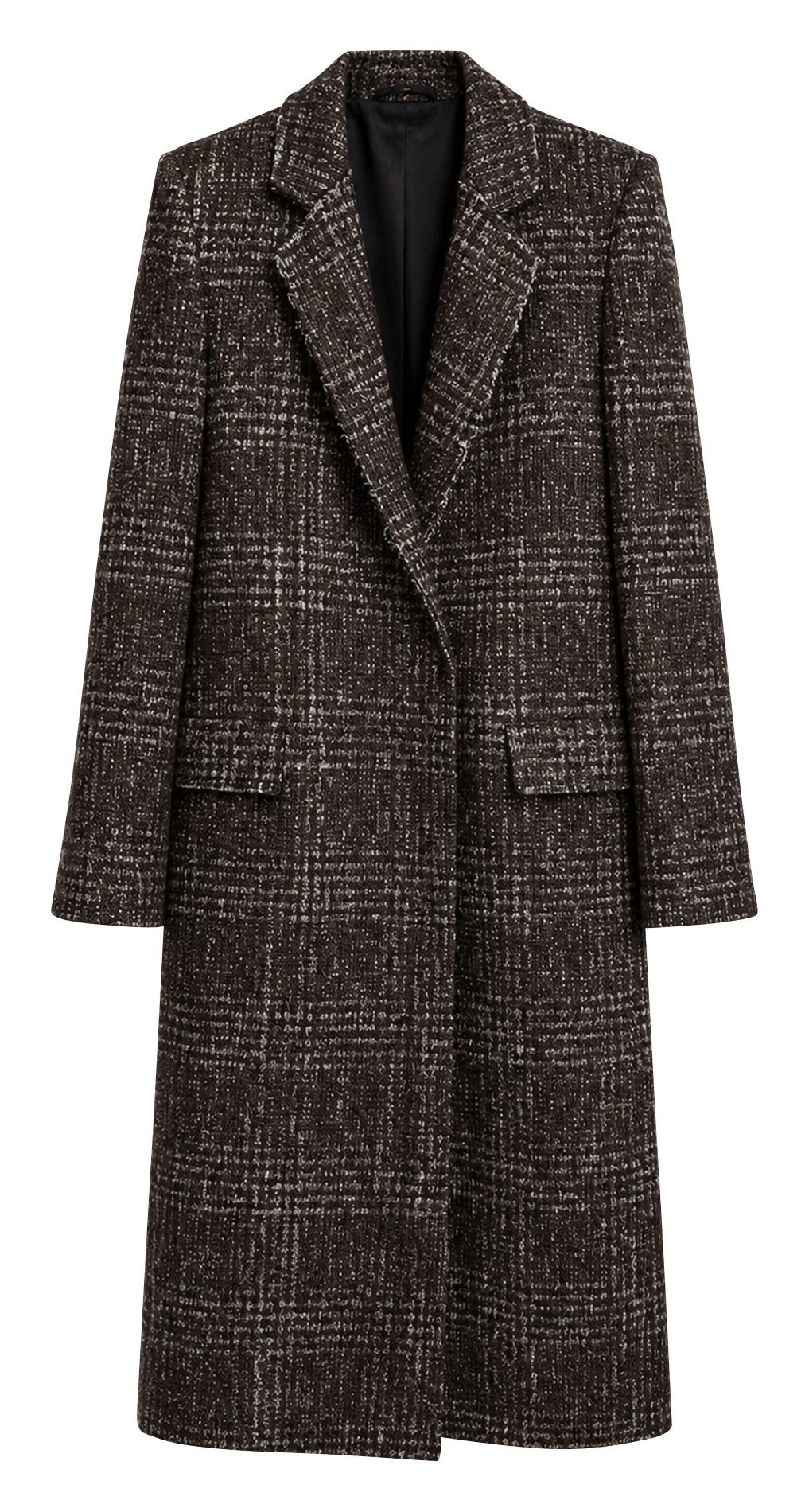Manteau droit long imprimé IRO Marron