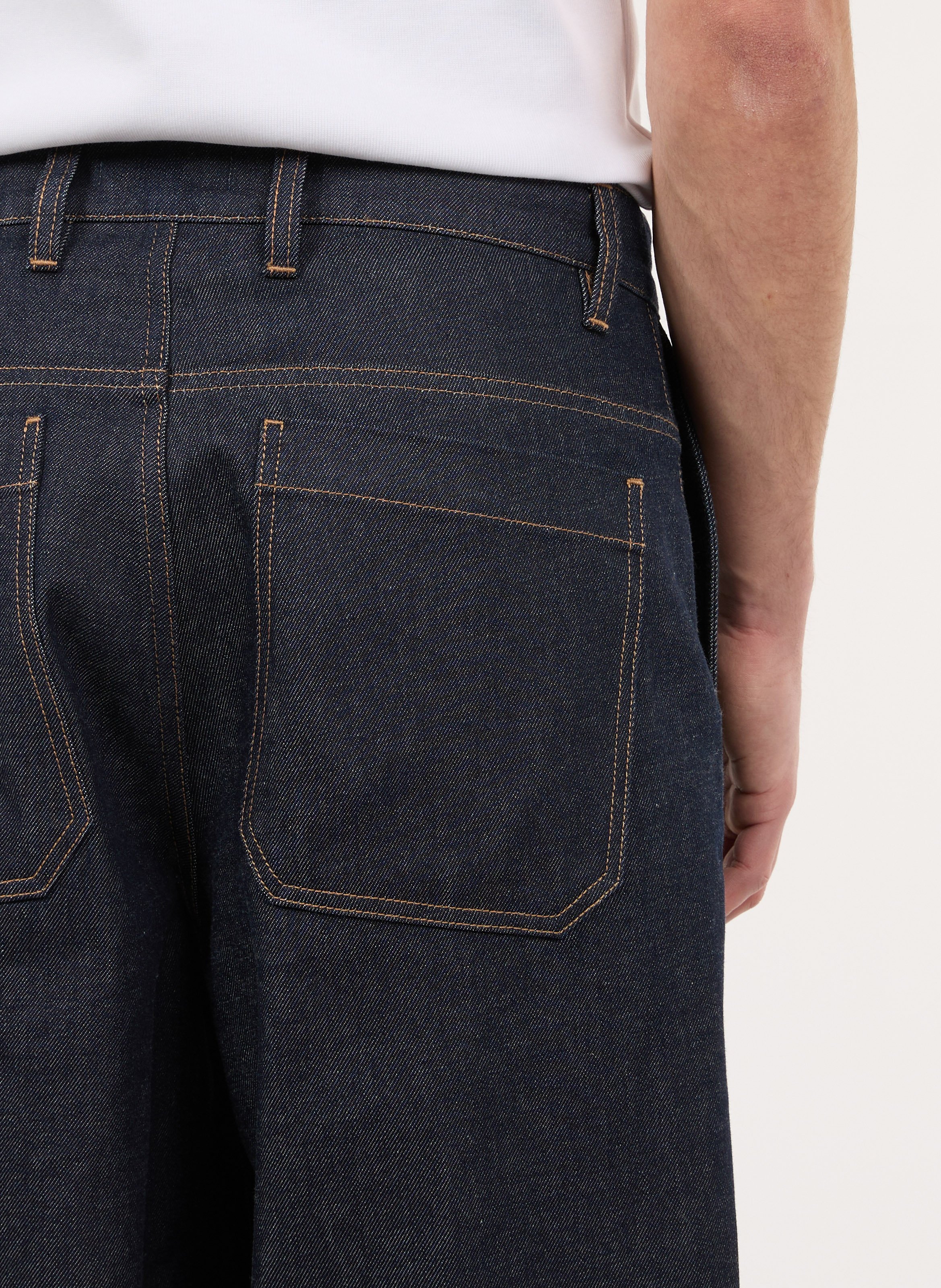 Csally - Gerade geschnittene Baumwollhose SAISON 1865 Blau