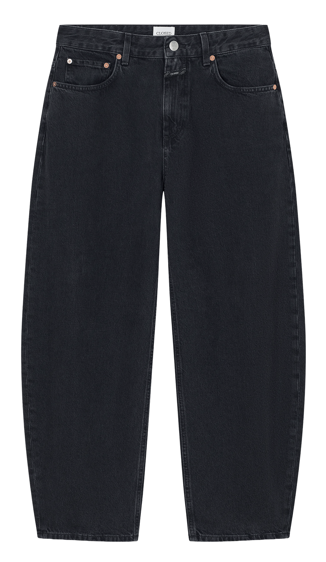 Organic cotton balloon jeans CLOSED Grey