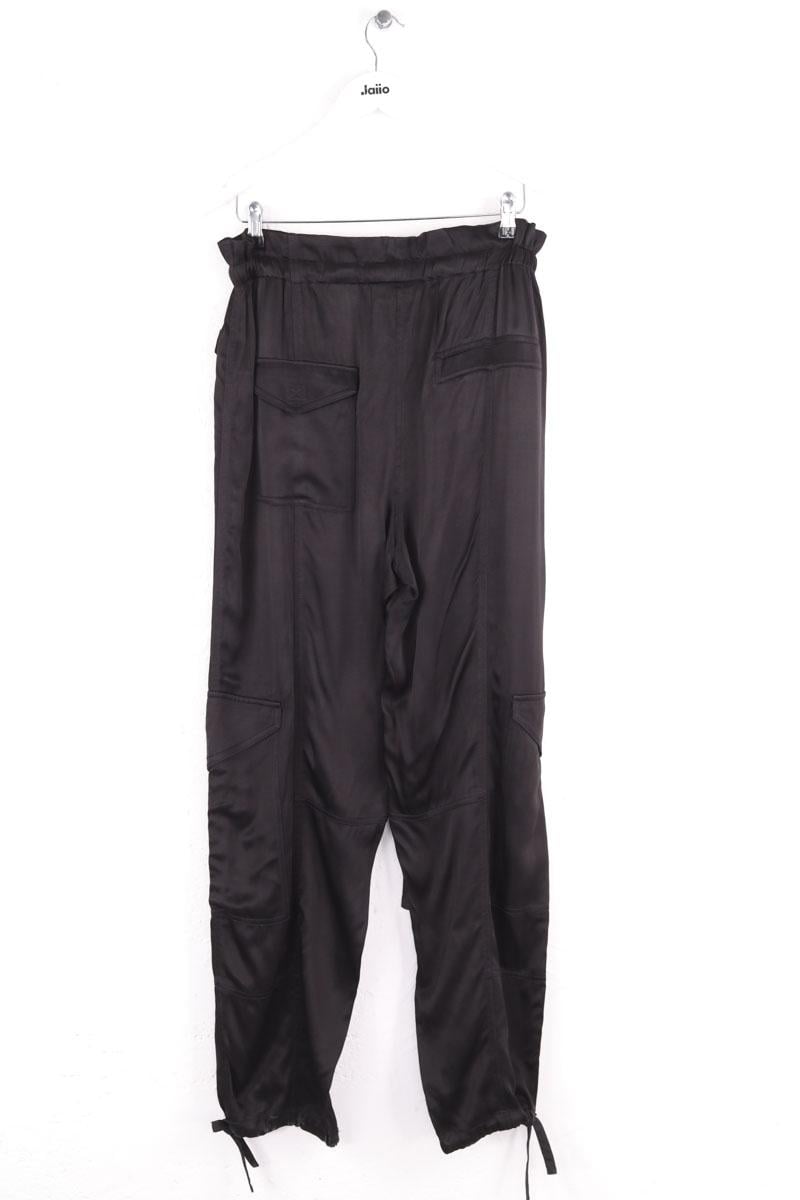 Straight-leg pants GANNI - Seconde Main Black