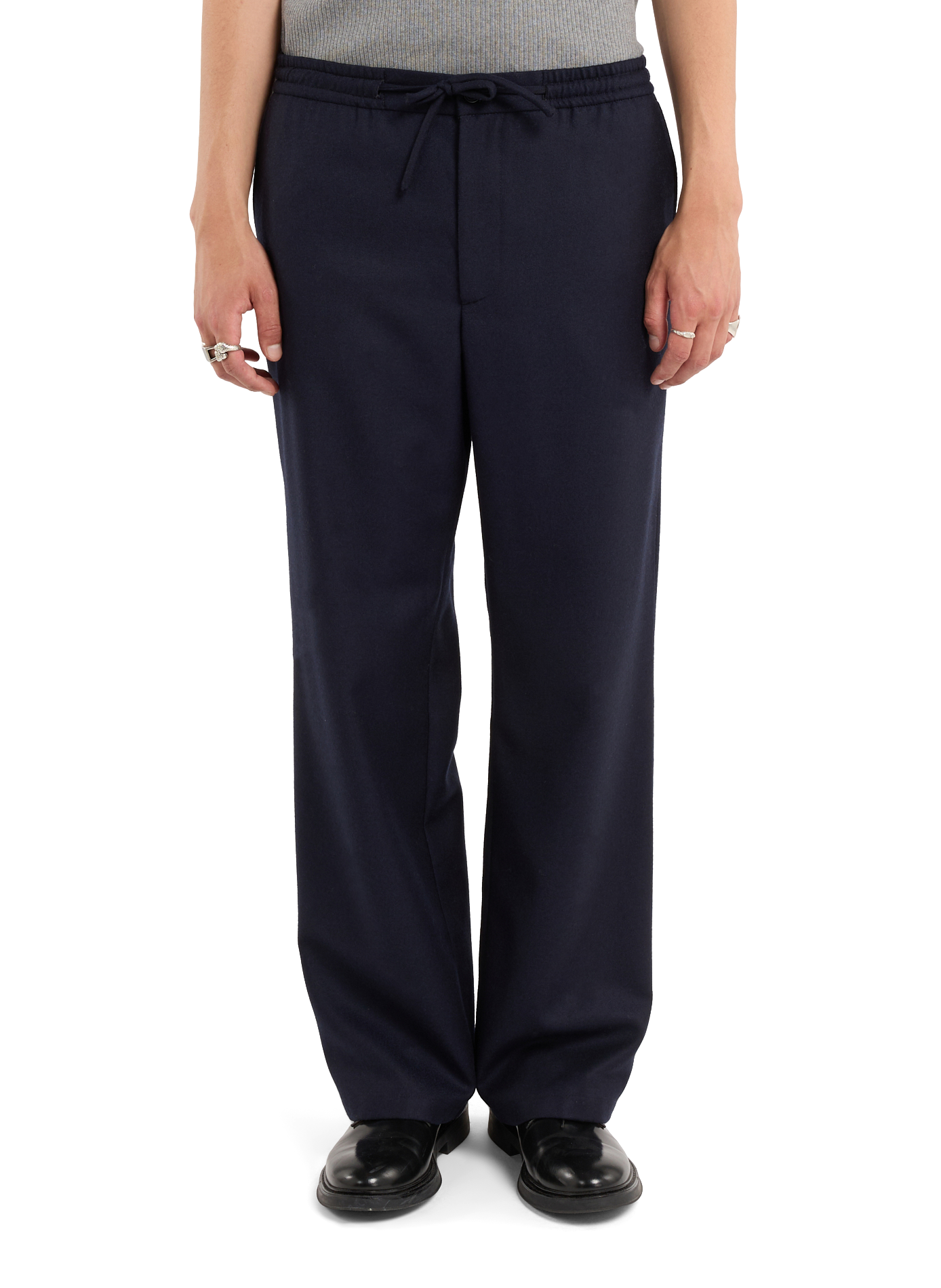 Iela straight wool trousers SAISON 1865 Blue