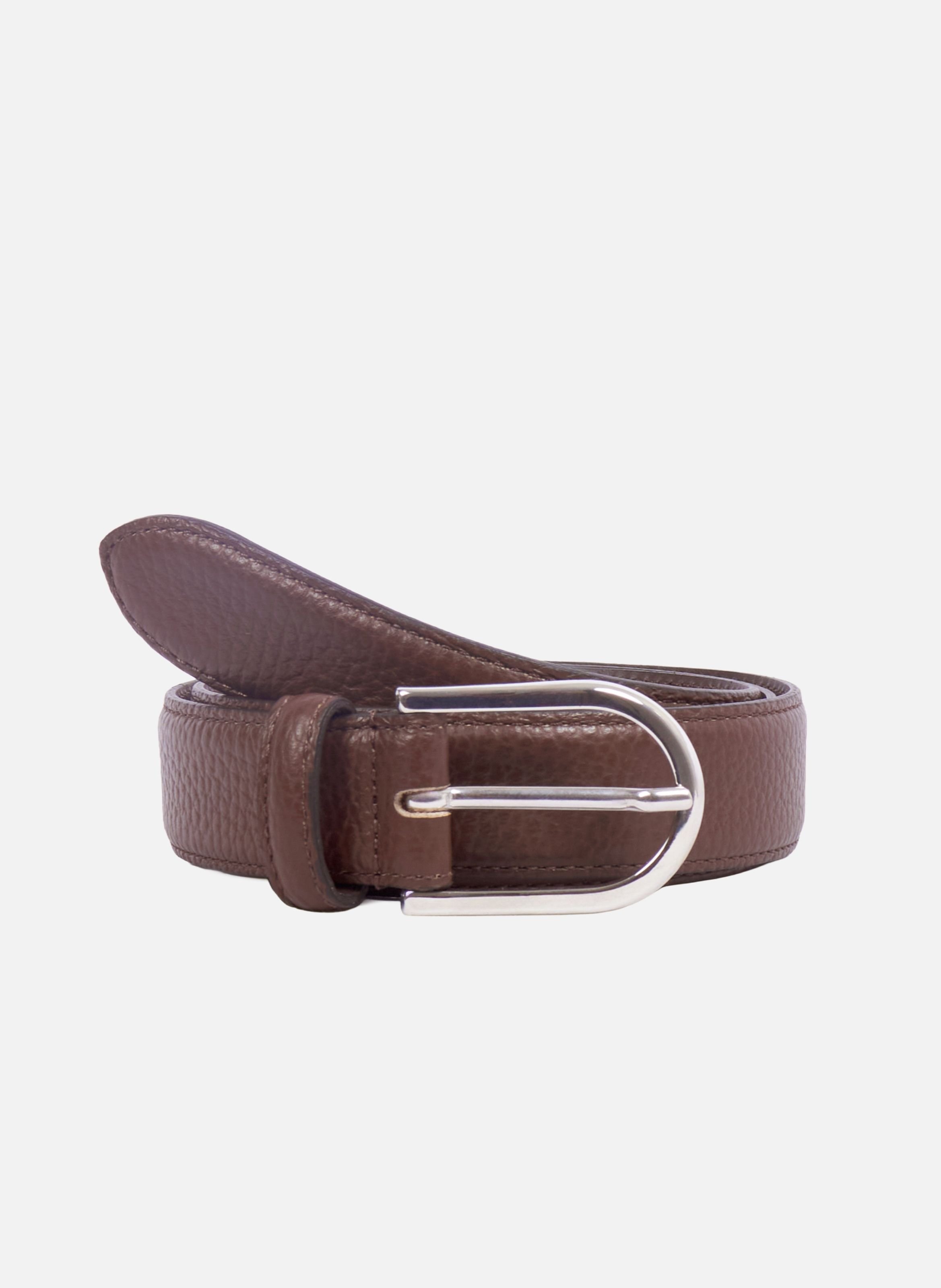 Oscar grained leather belt JULES & JENN
