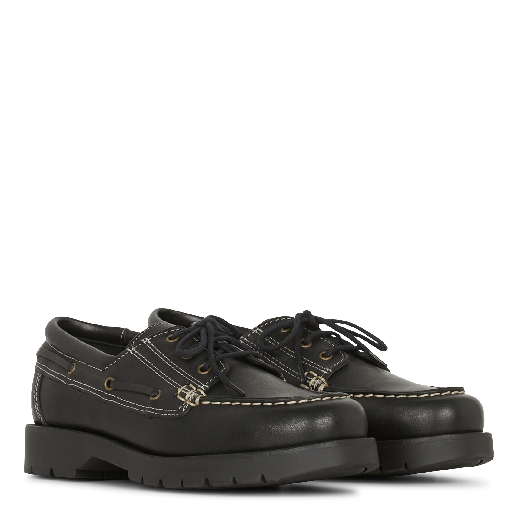 Leather Derby shoes KLEMAN Black