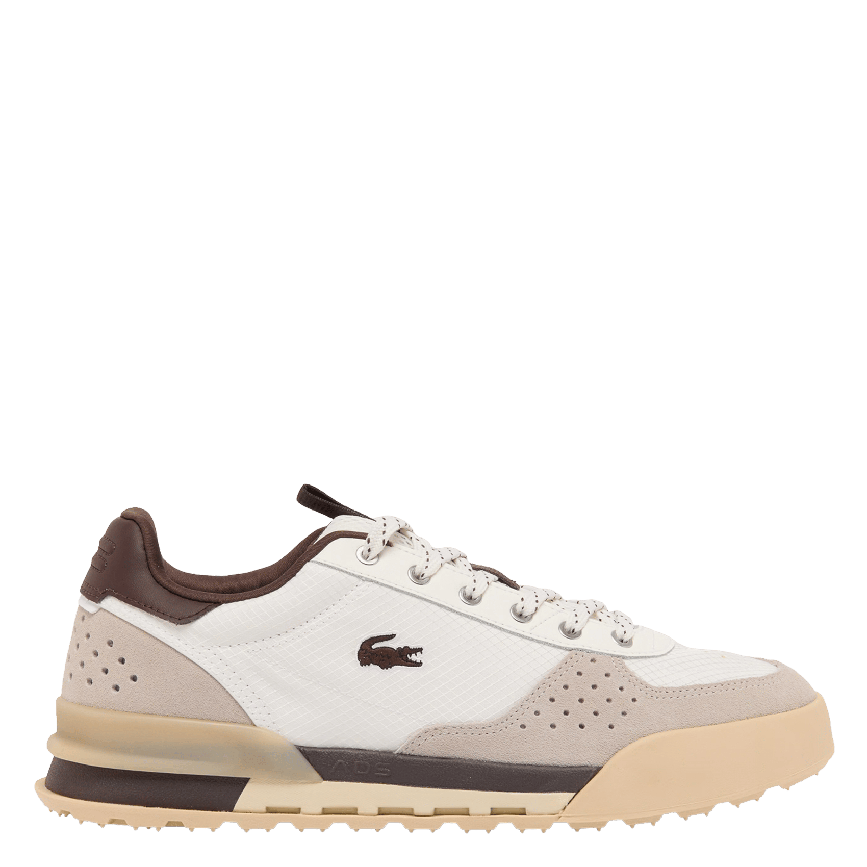 Baskets basses en cuir LACOSTE Blanc