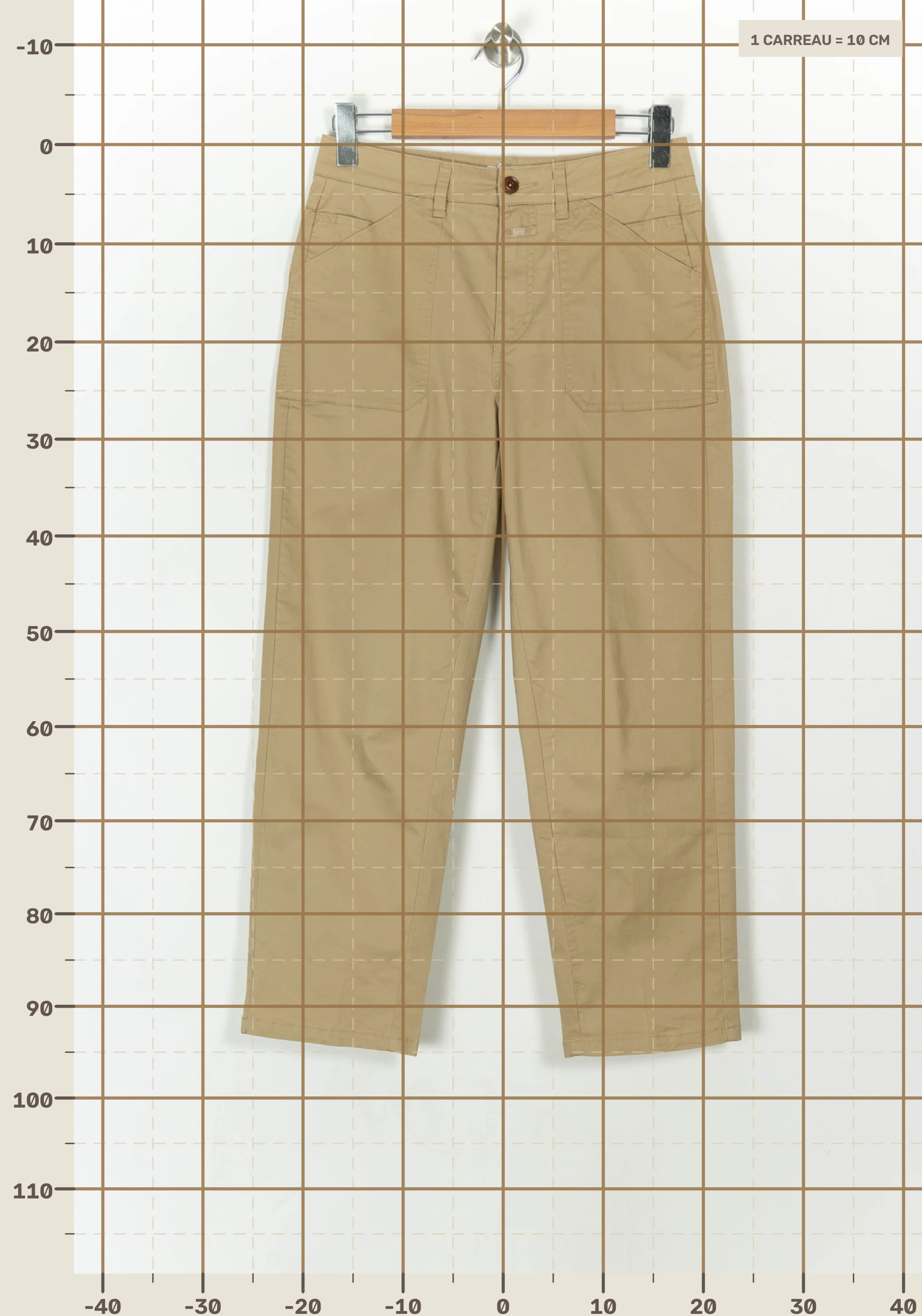Jeans CLOSED - Seconde Main Beige
