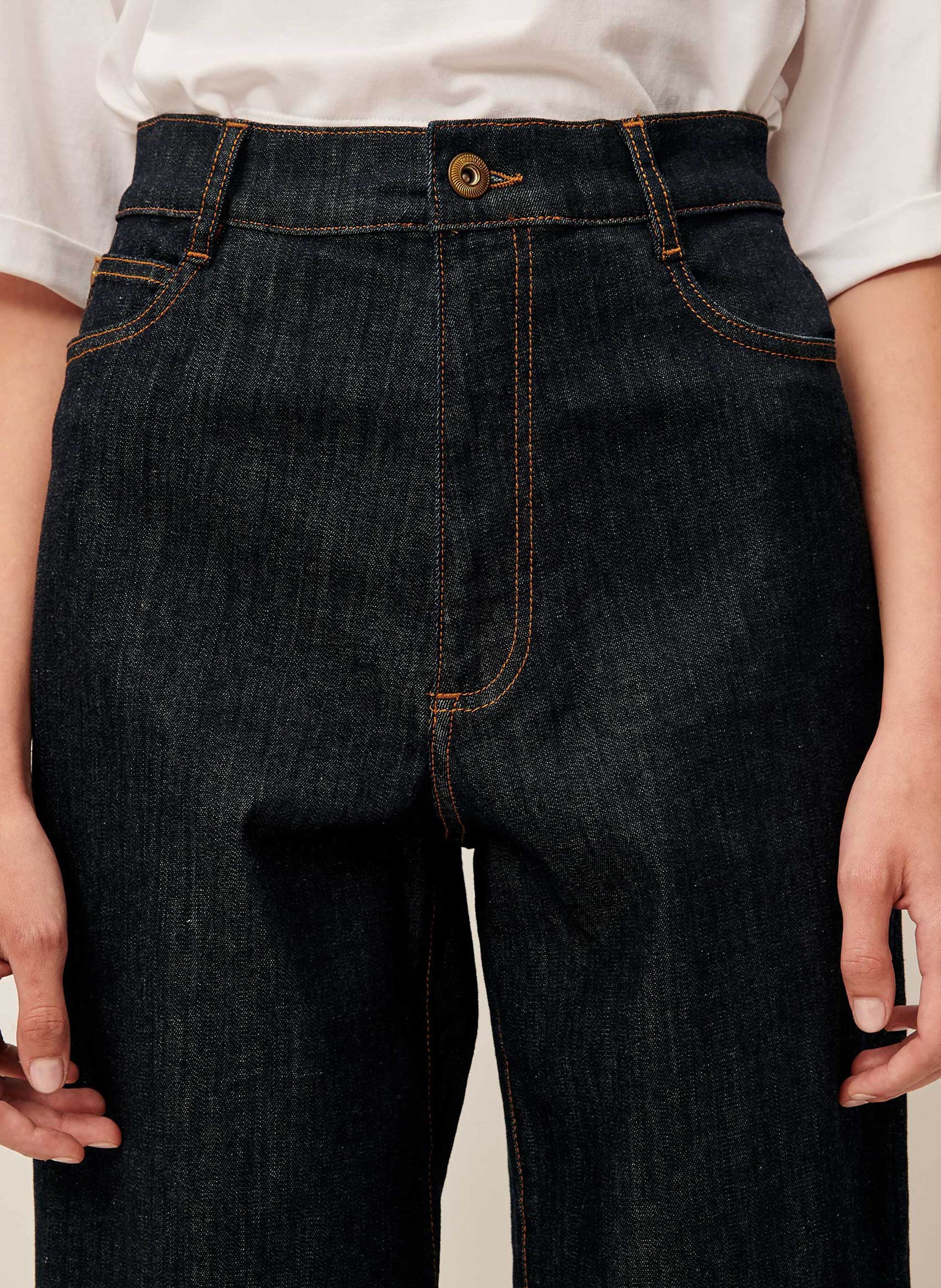 Jean brut taille haute SESSUN Bleu