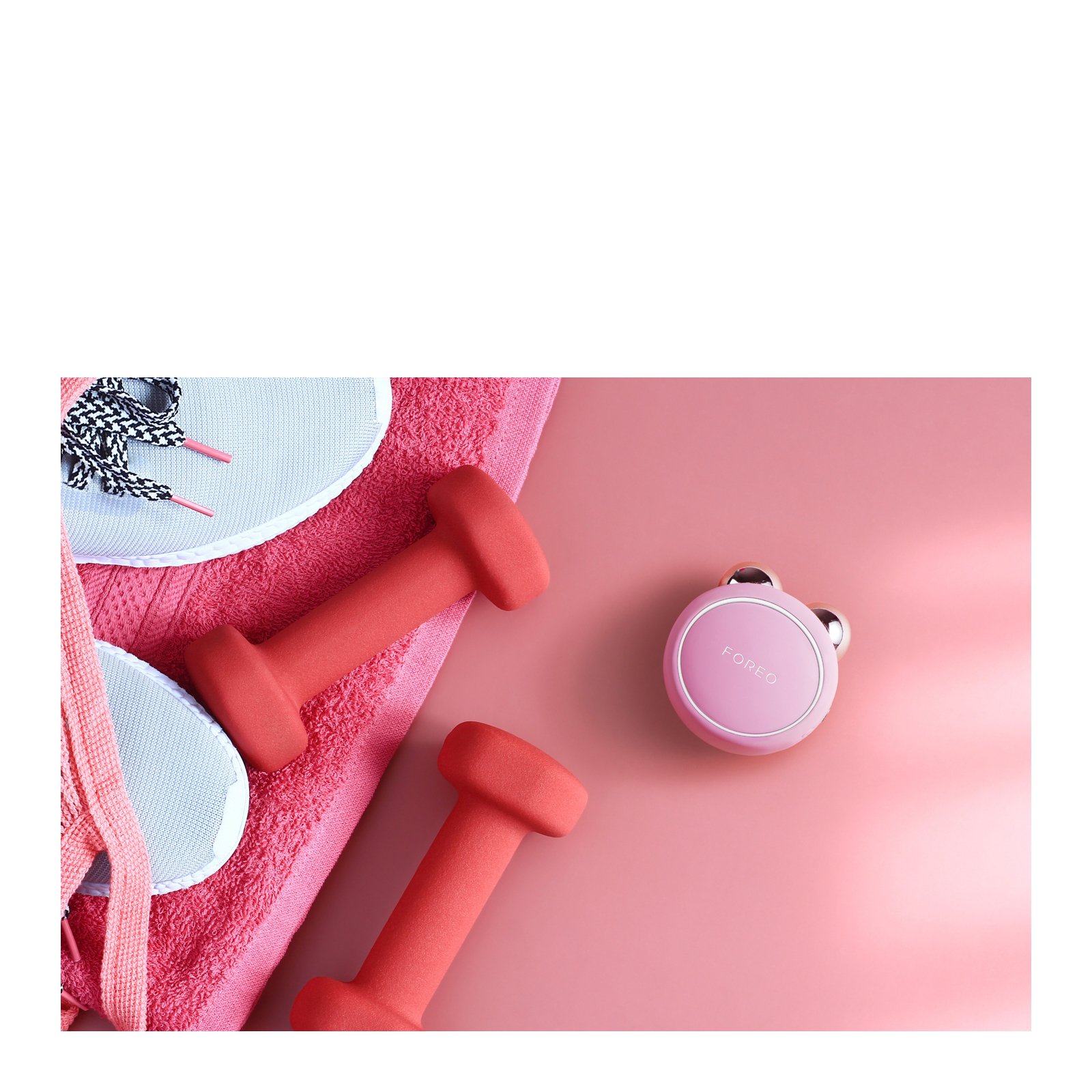 BEAR - Mini-Gesichtsmassagegerät Perlrosa FOREO Pearl pink