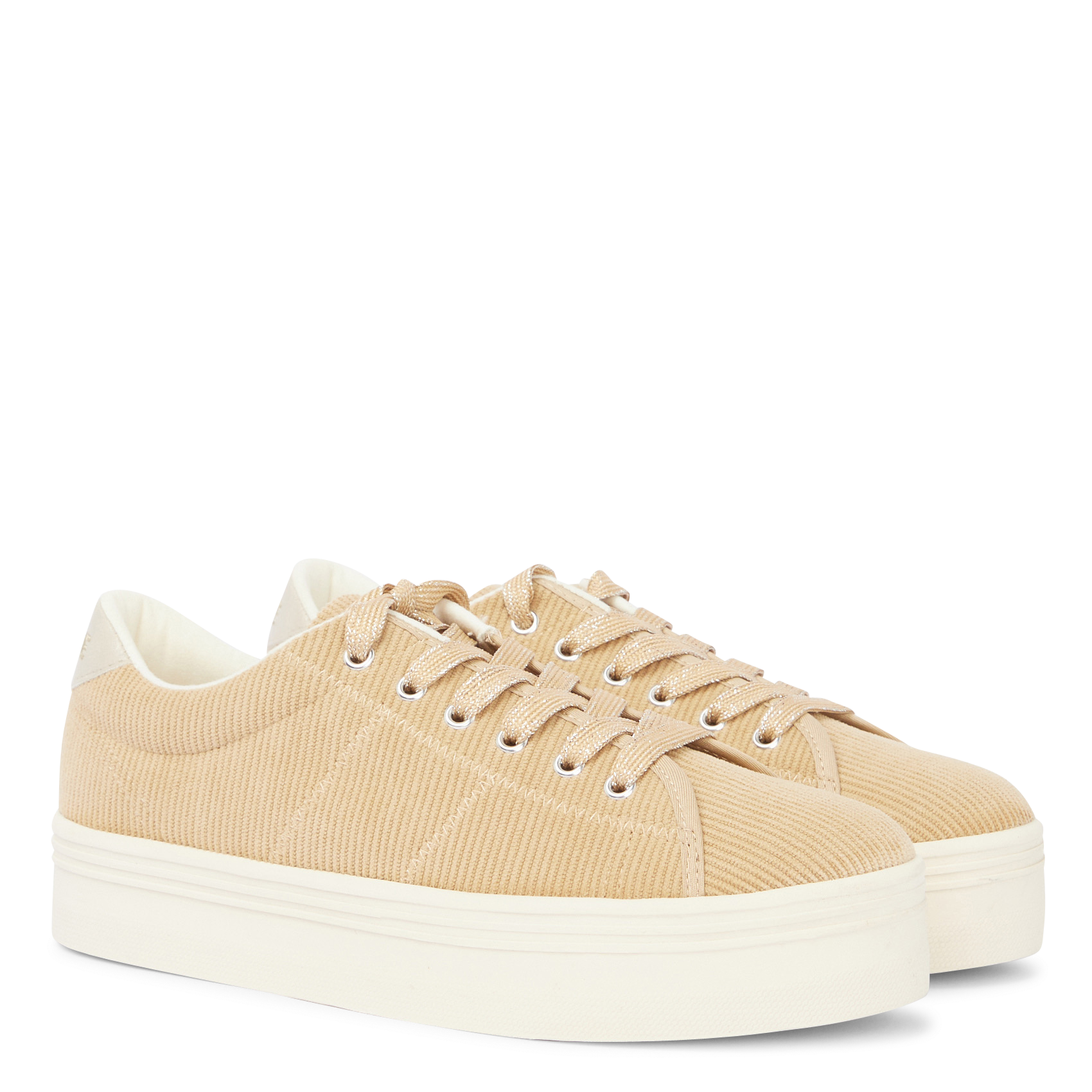 Low-top corduroy trainers NO NAME Brown