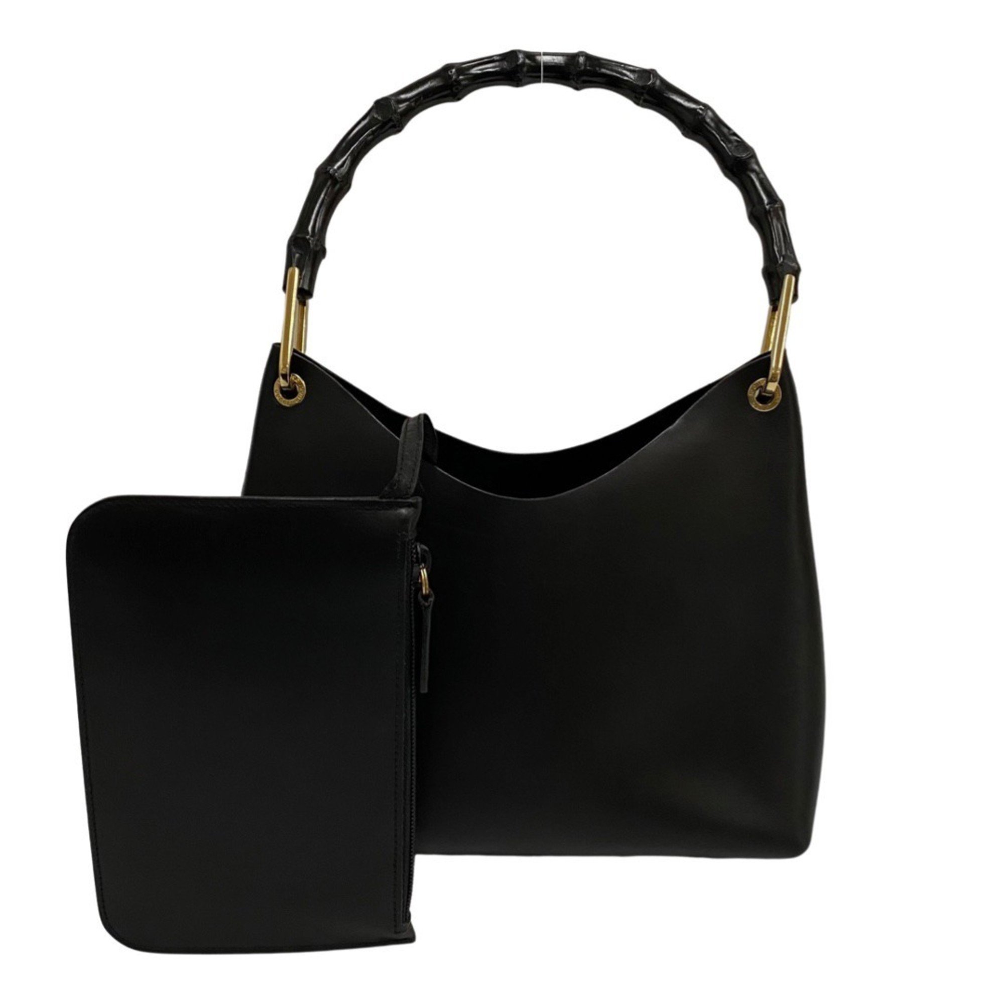 Sac Main Bamboo Noir Gucci Seconde Main Femme Place des