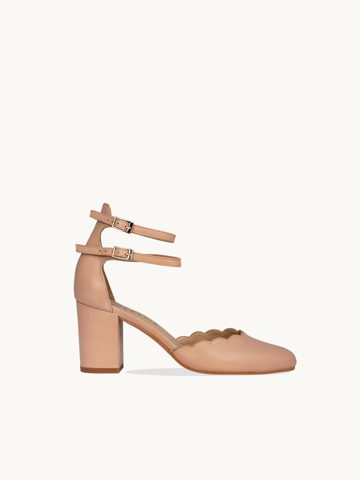 Babies in nappa leather with heels EMZI PARIS Pink