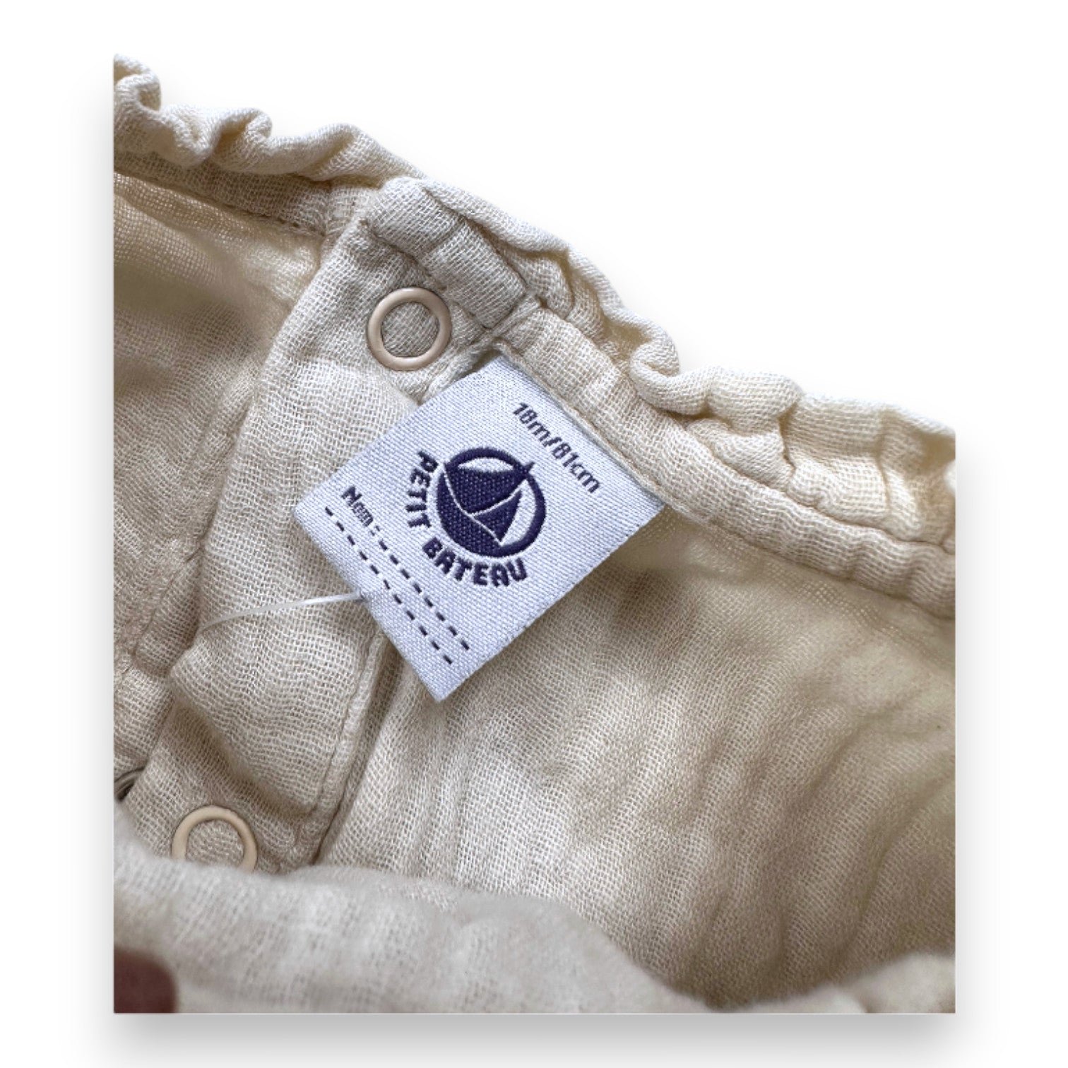 Yellow baby blouse - 18 months PETIT BATEAU - Seconde Main Yellow