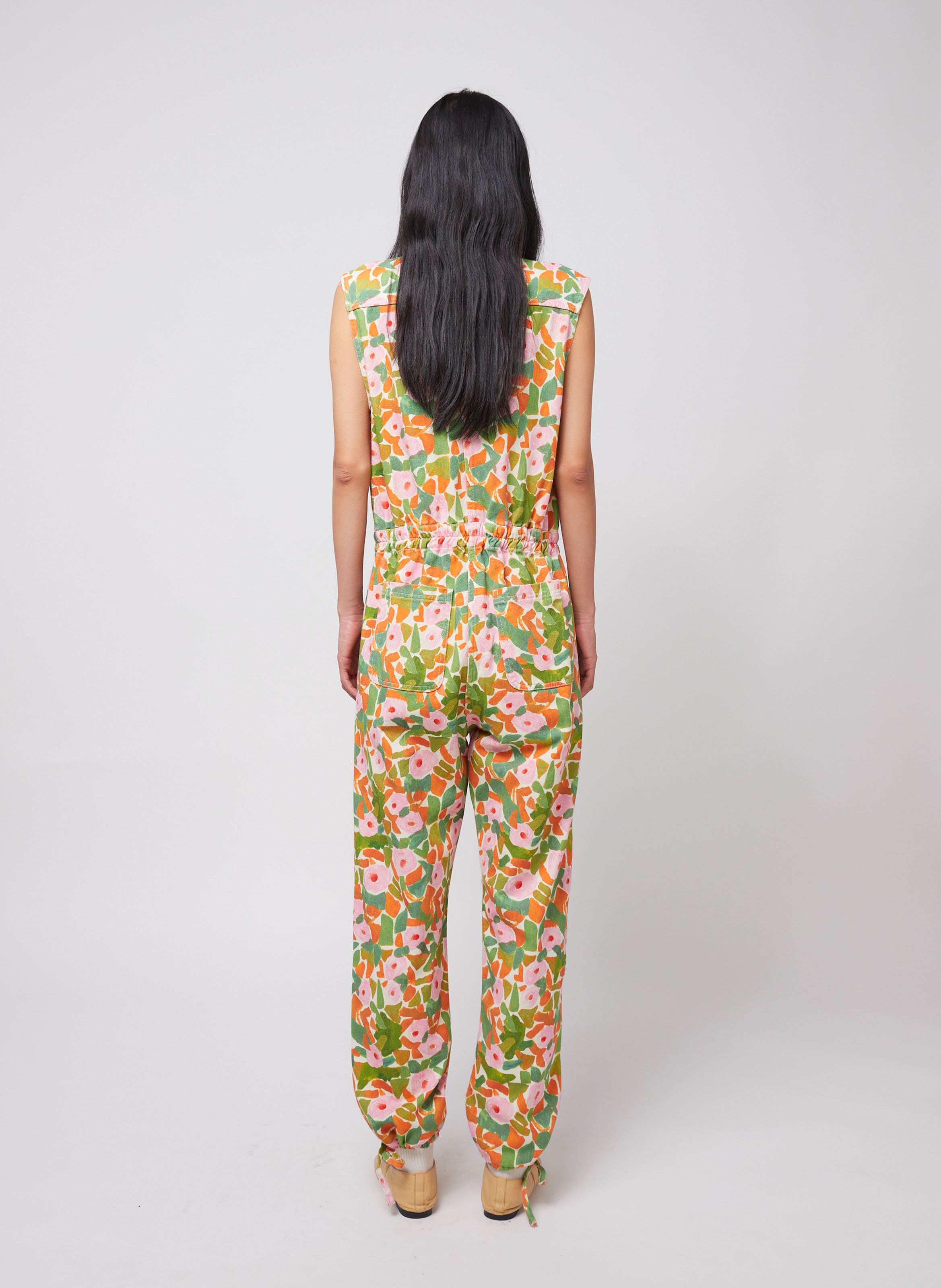 Mouwloos bloemenpatroon jumpsuit BOBO CHOSES Veelkleurig