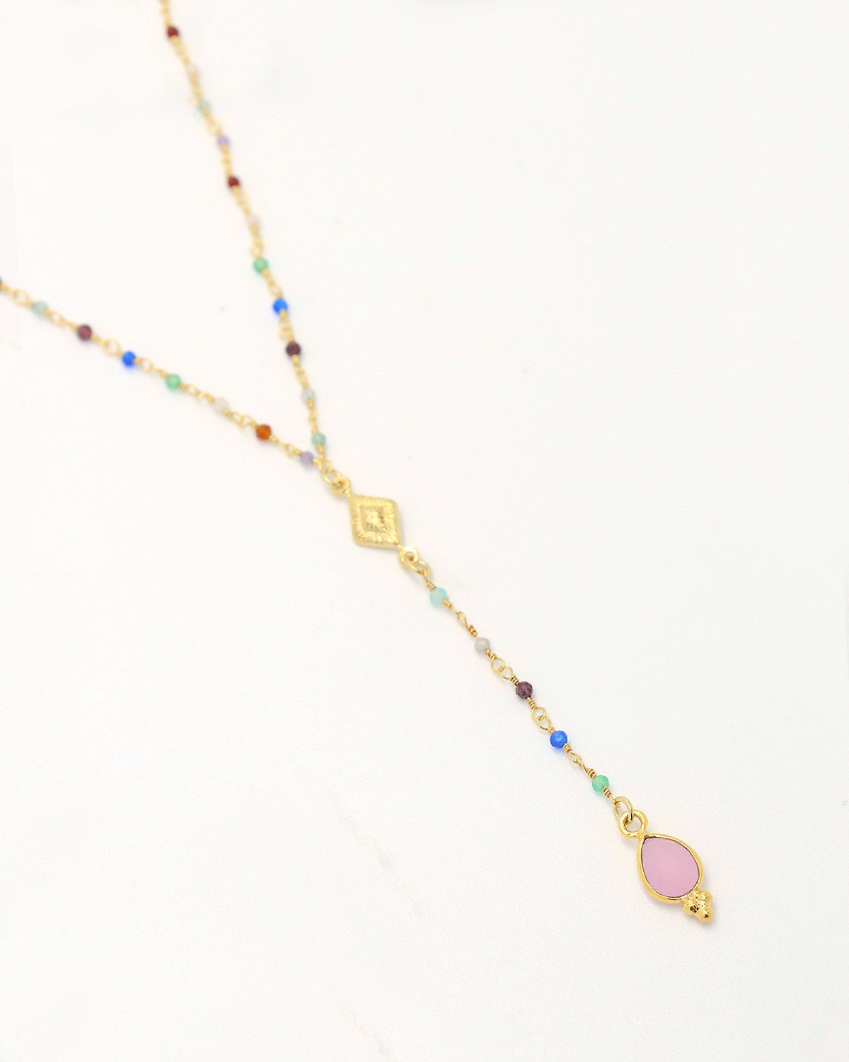 Rosary-style necklace NILAI