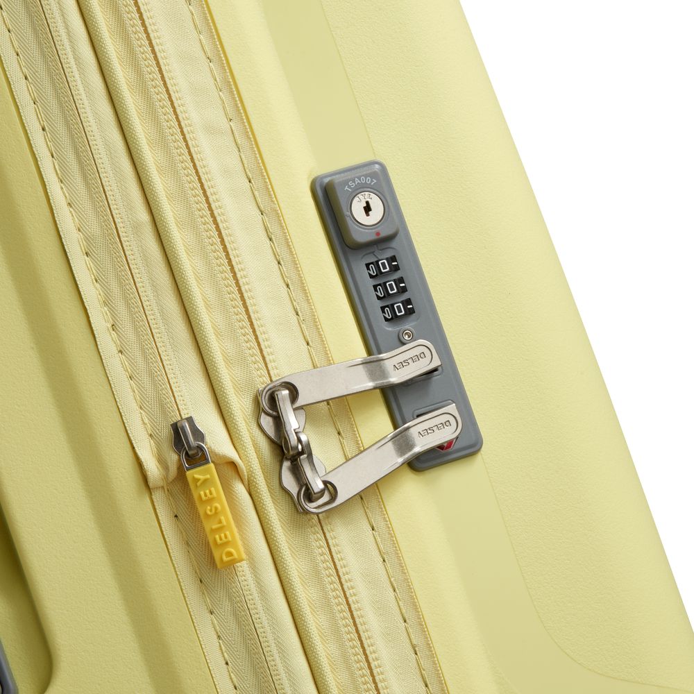 Rigid hold suitcase DELSEY PARIS Yellow