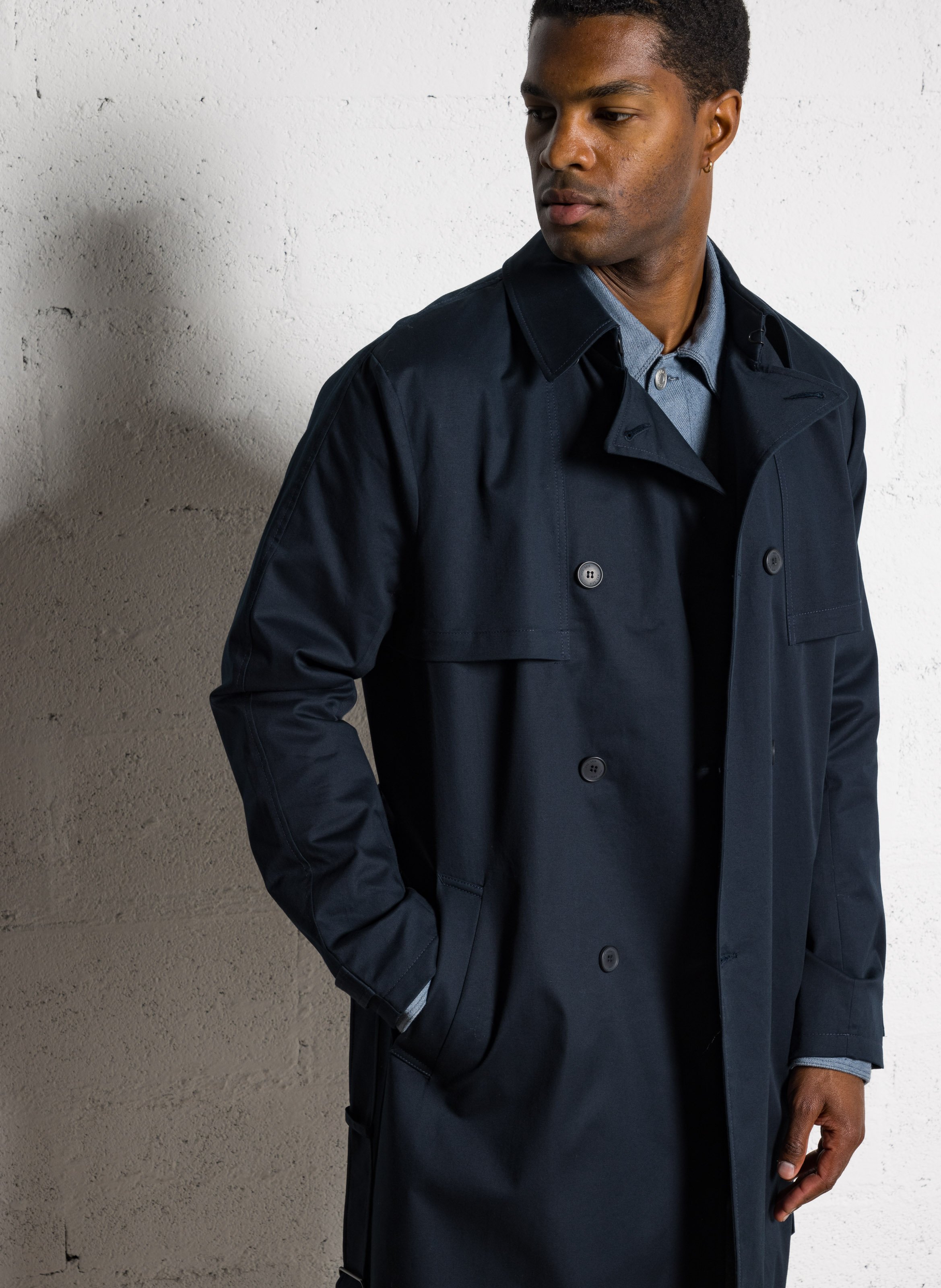 Odessa - Trenchcoat aus Baumwoll-Mix IKKS Blau