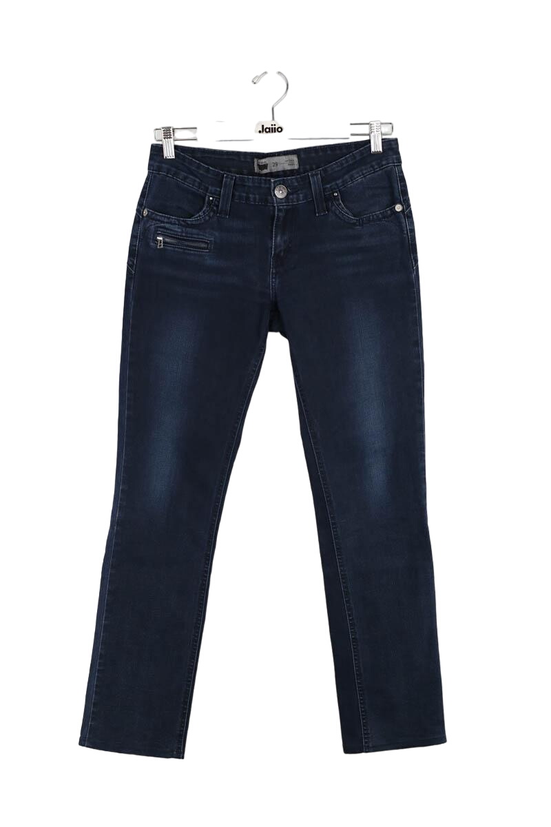 Cotton straight jeans LEVI'S - Seconde main Blue