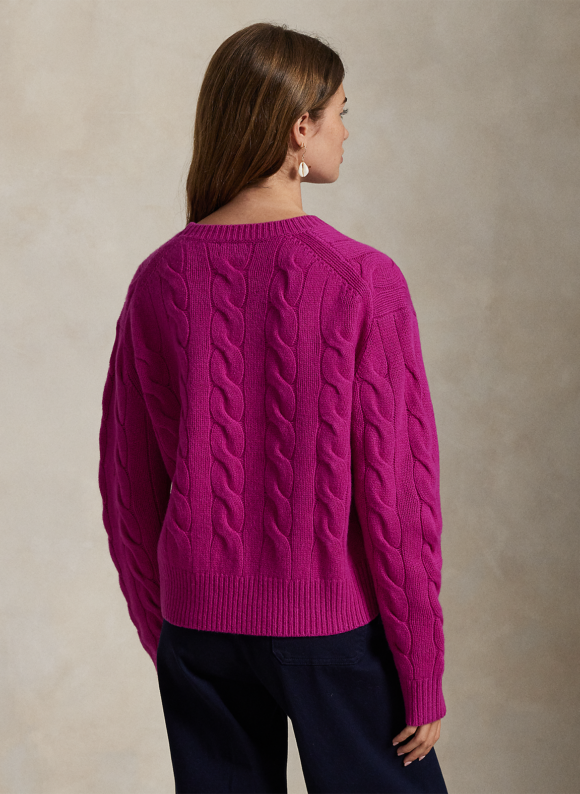 Alpaca wool sweater POLO RALPH LAUREN Pink