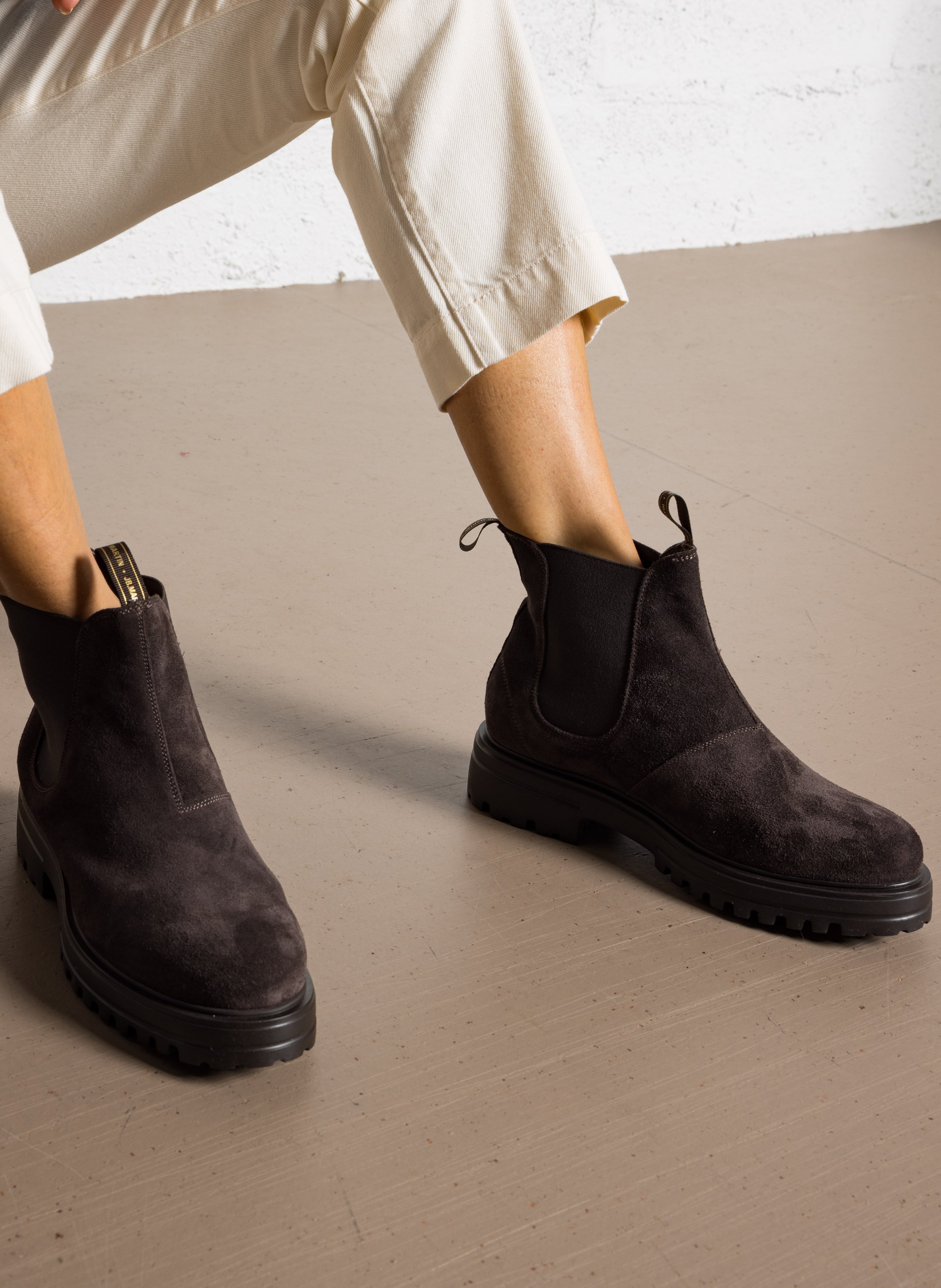 Bottines en suède  JB MARTIN Marron