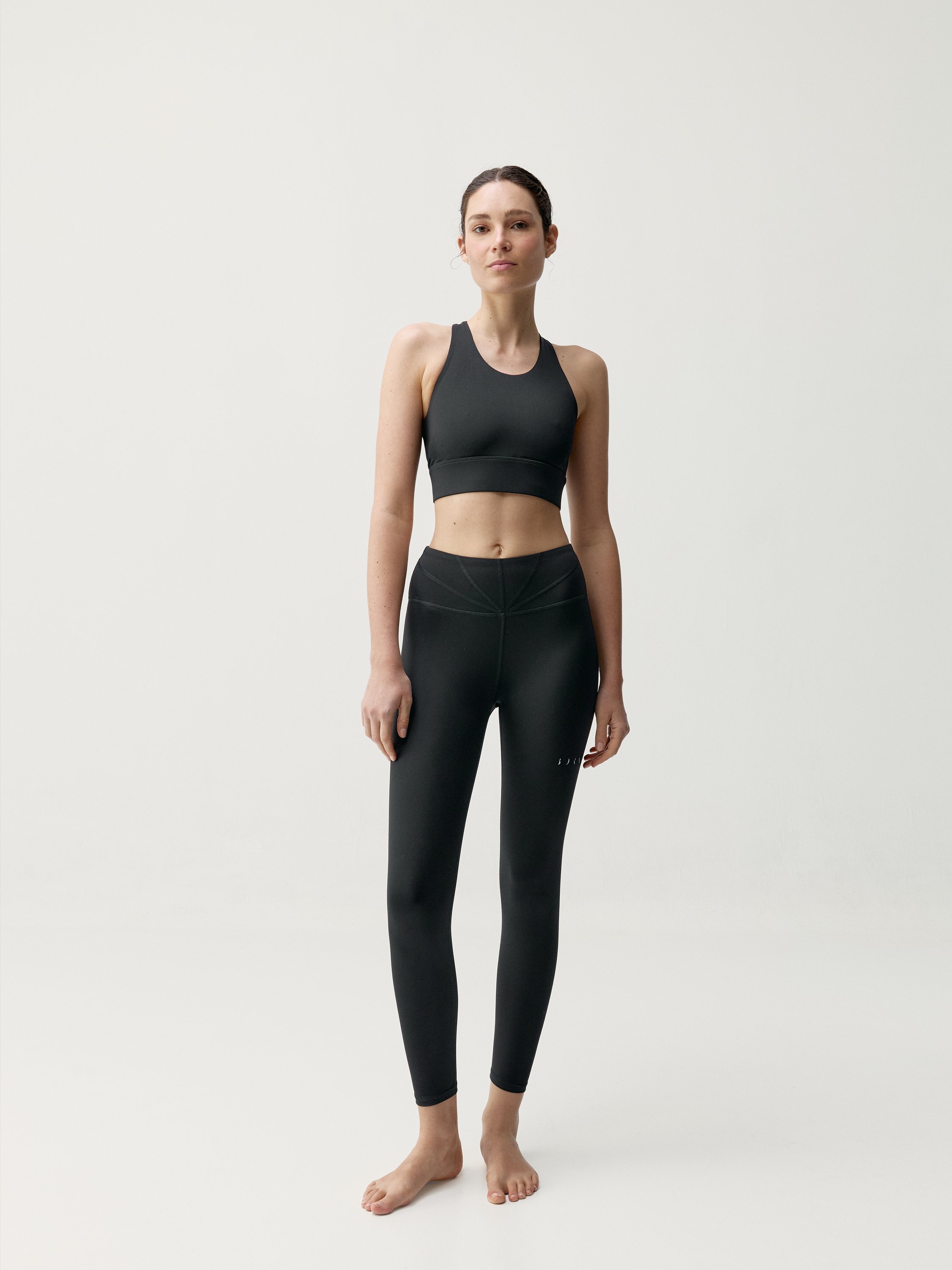 High-Performance Sports Bra with High Support BORN LIVING YOGA Black