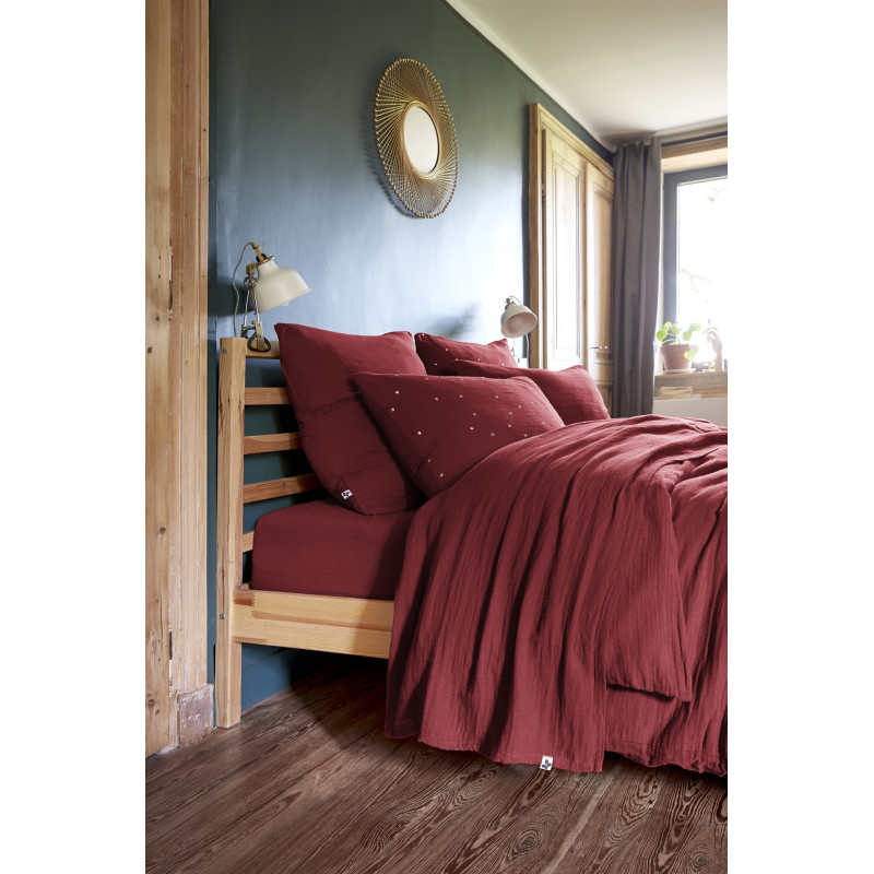 Premium sheet set L'EFFET PAPILLON Red