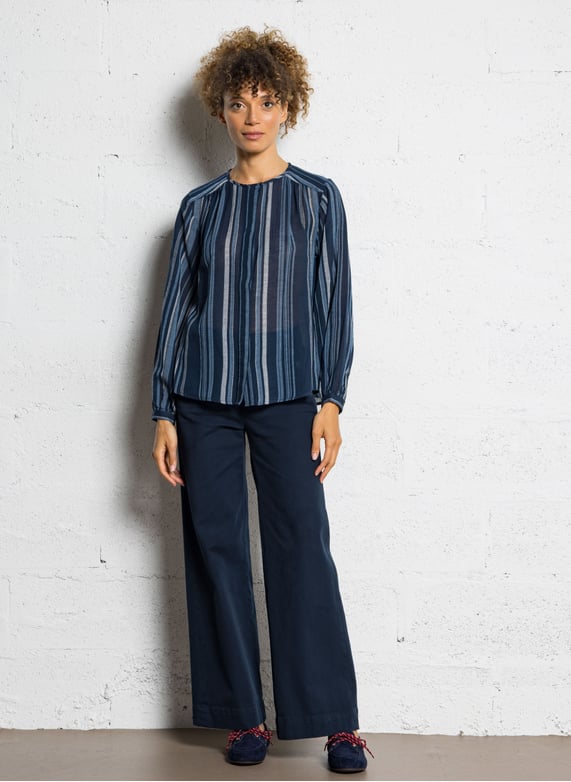 Chinohose aus Baumwoll-Mix | Blau by SUD EXPRESS Chinohose aus Baumwoll-Mix Blau