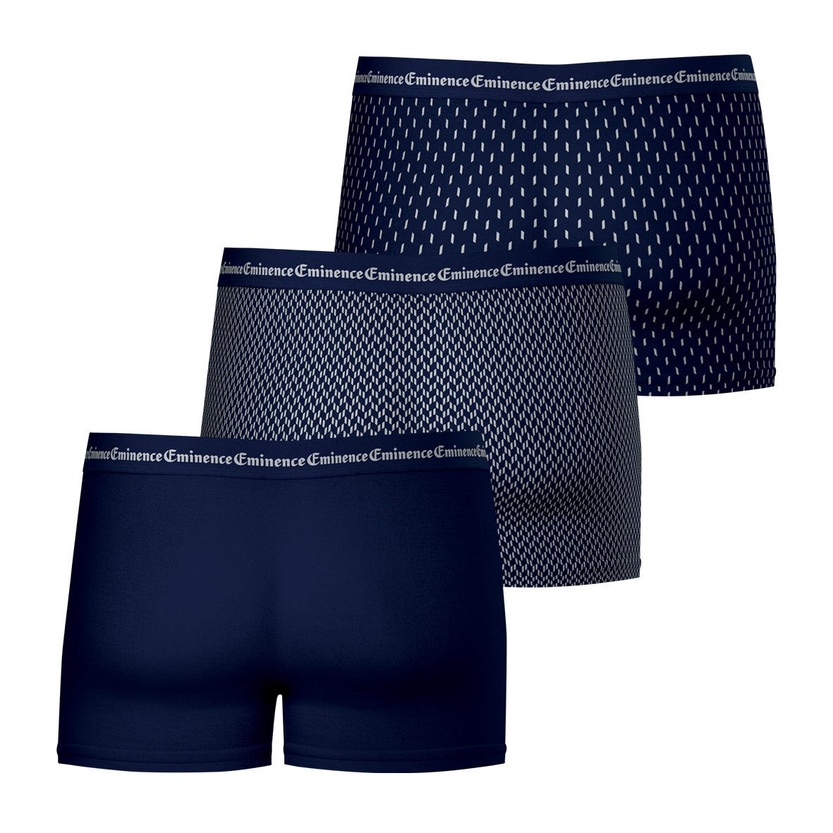 Boxer shorts, pack of 3, business Blue