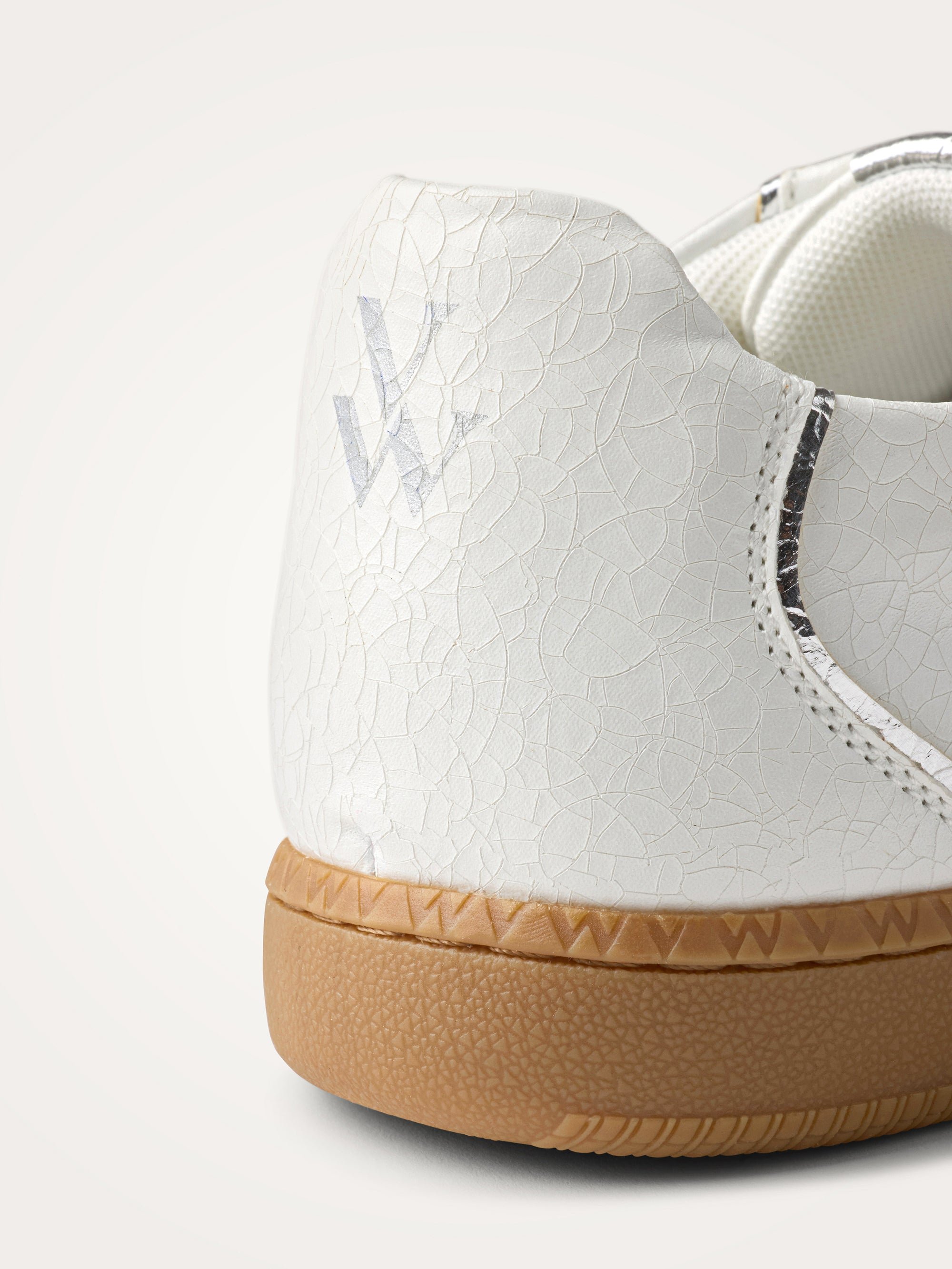 Sneakers with monogram on retro sole VANESSA WU White