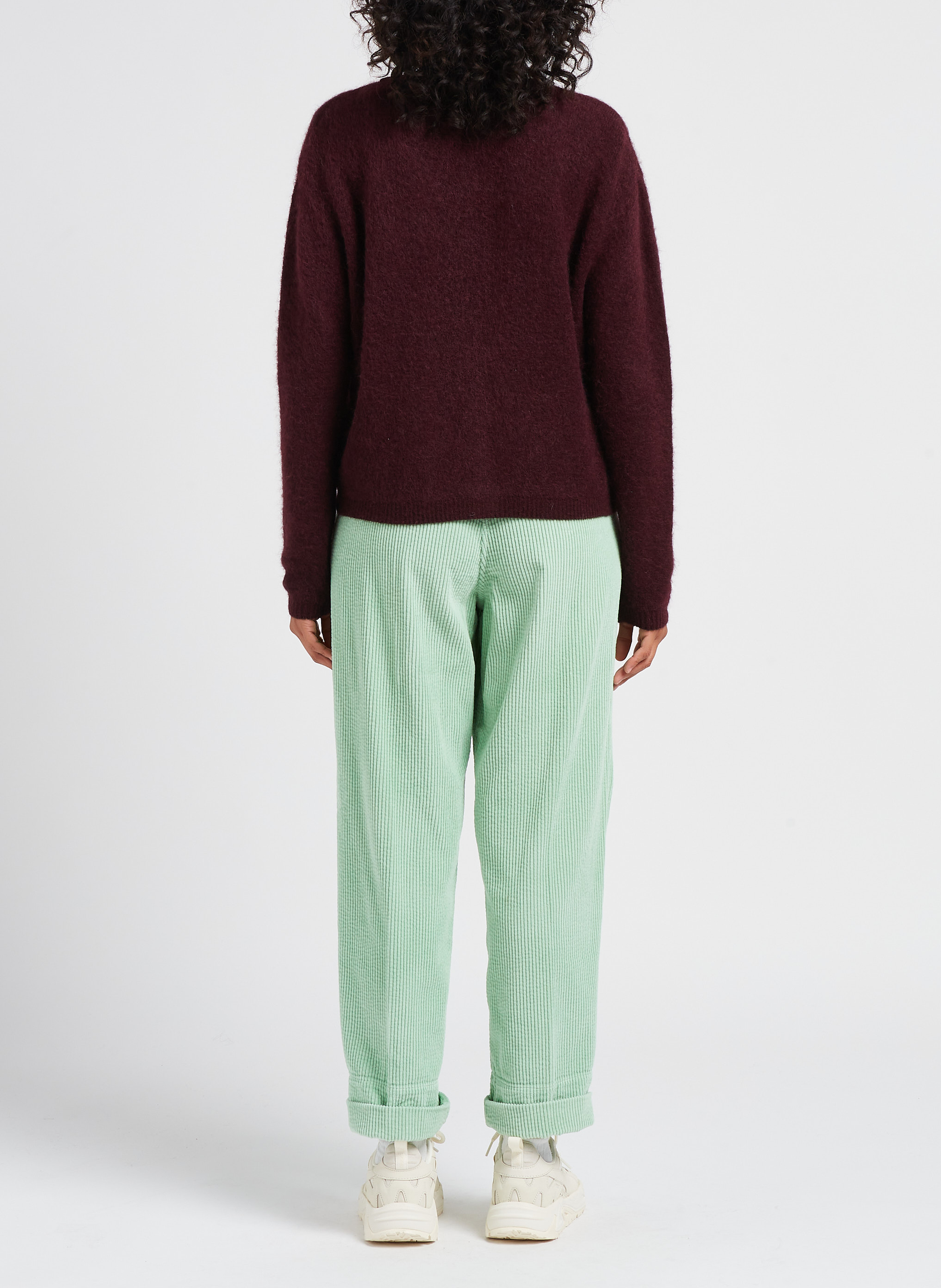 Baskets basses en cuir PUMA Blanc