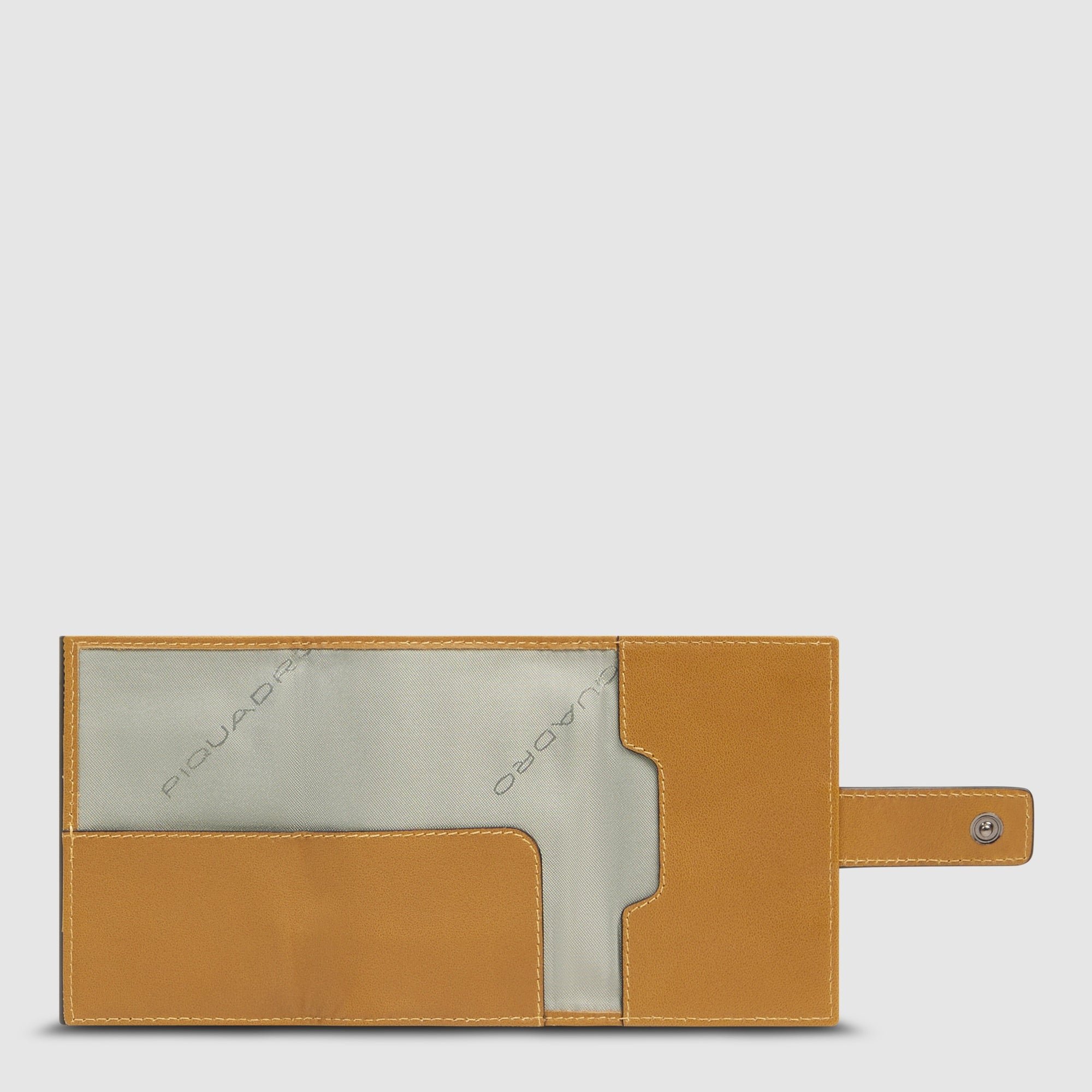 Metal credit card holder with RFID protection PIQUADRO Brown
