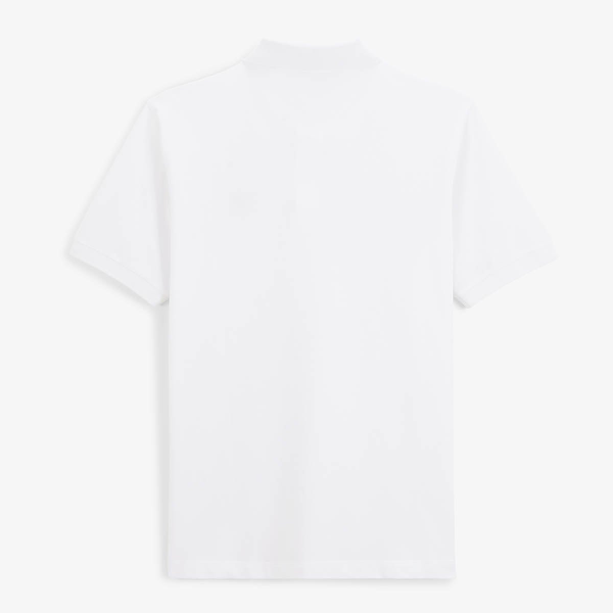 Short-sleeved polo shirt with cherry embroidery SERGE BLANCO White