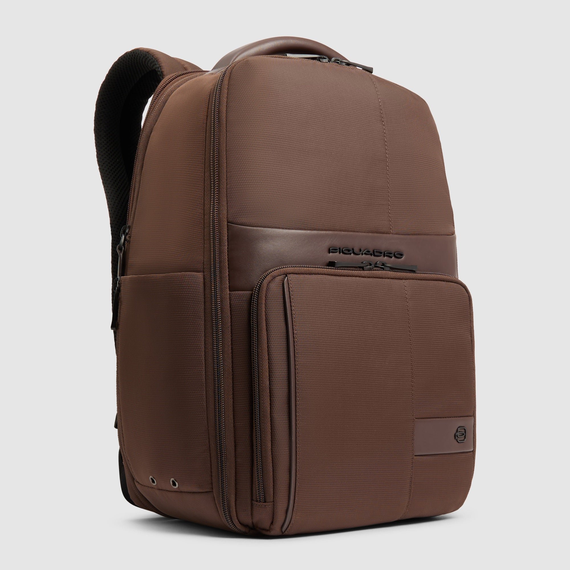 Travel laptop backpack for 15.6" computer PIQUADRO Brown