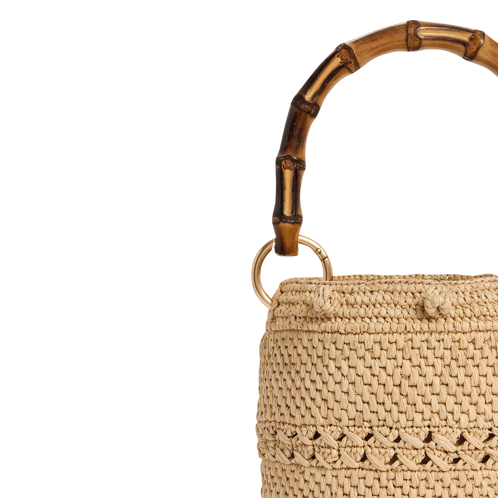 Panier en raphia VANESSA BRUNO Beige