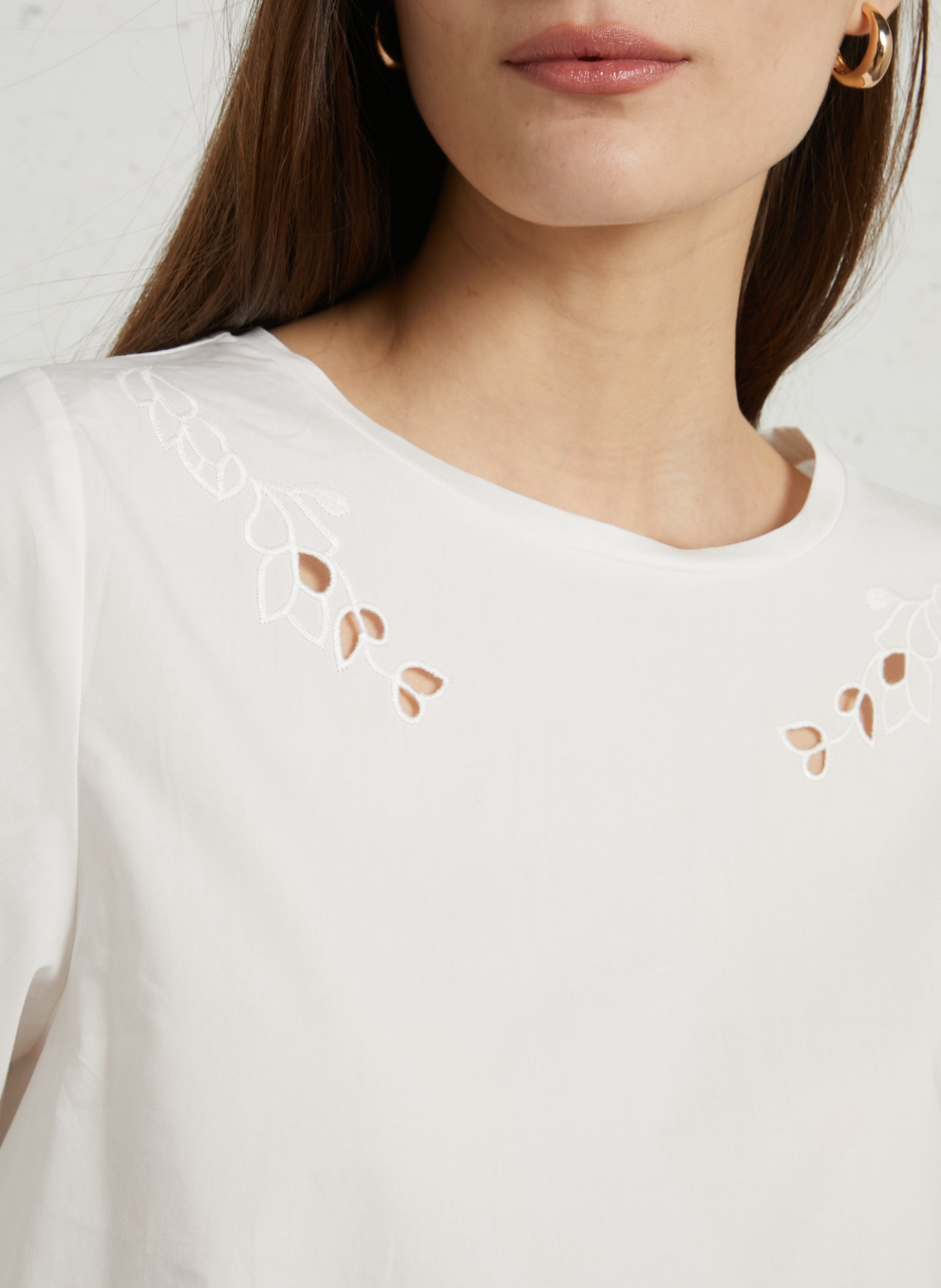 Loose-fit round-neck cotton top MAX MARA WEEK END