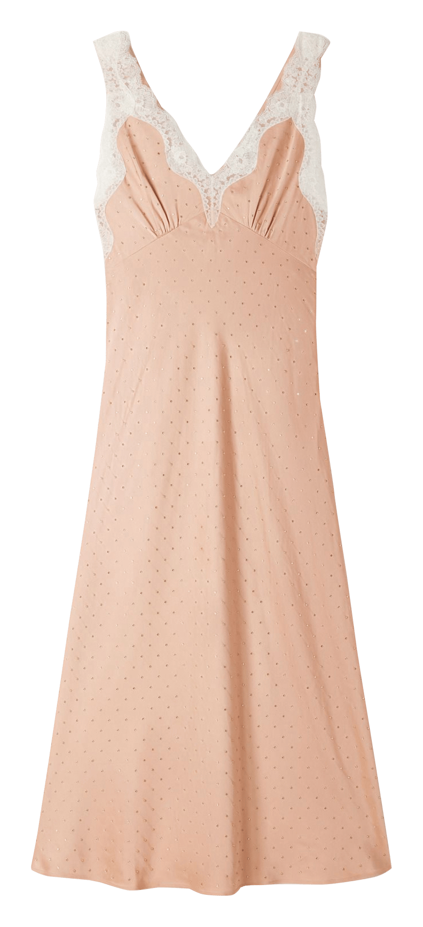 Midi-jurk met strass SANDRO Beige