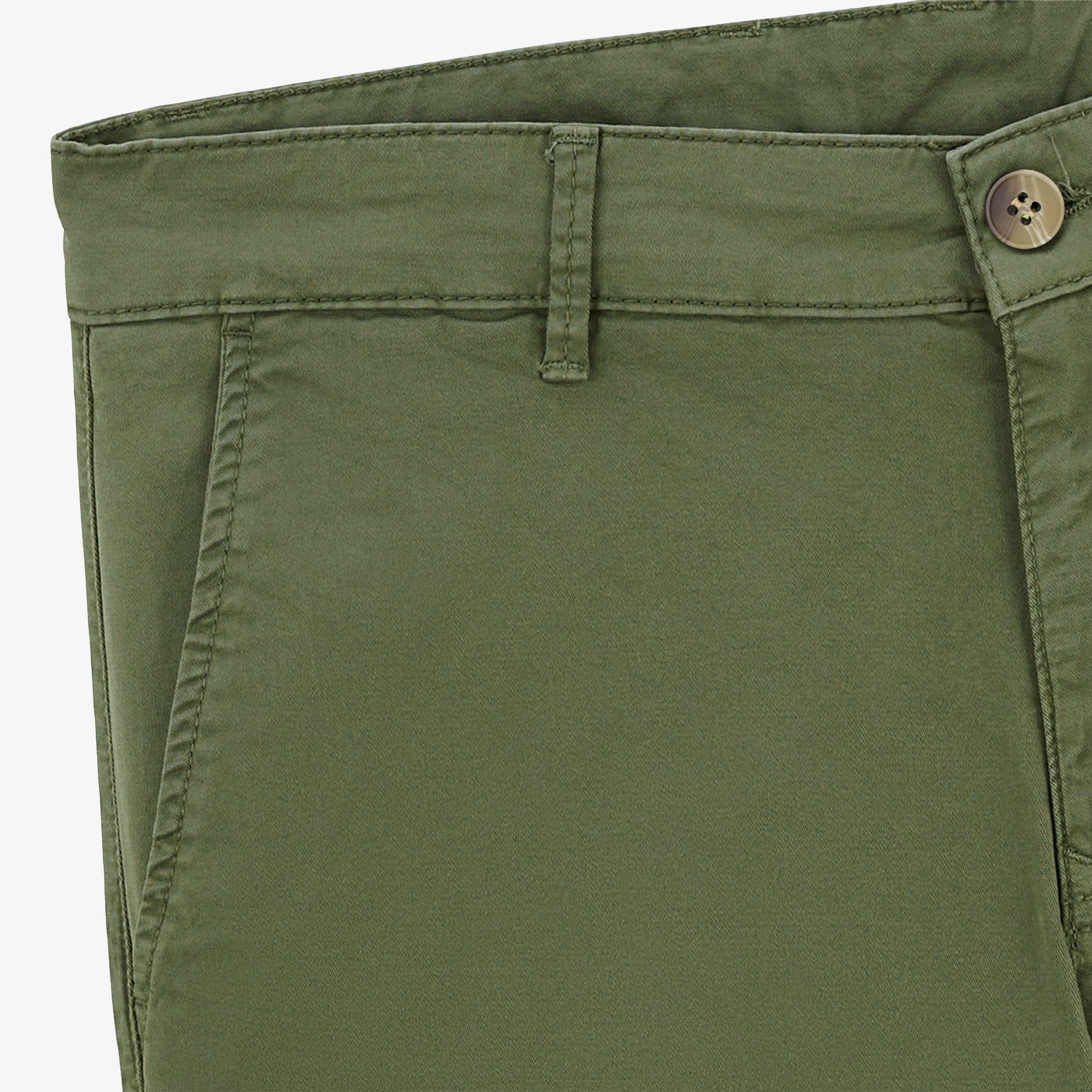 Comfort fit cotton Bermuda shorts SERGE BLANCO Khaki