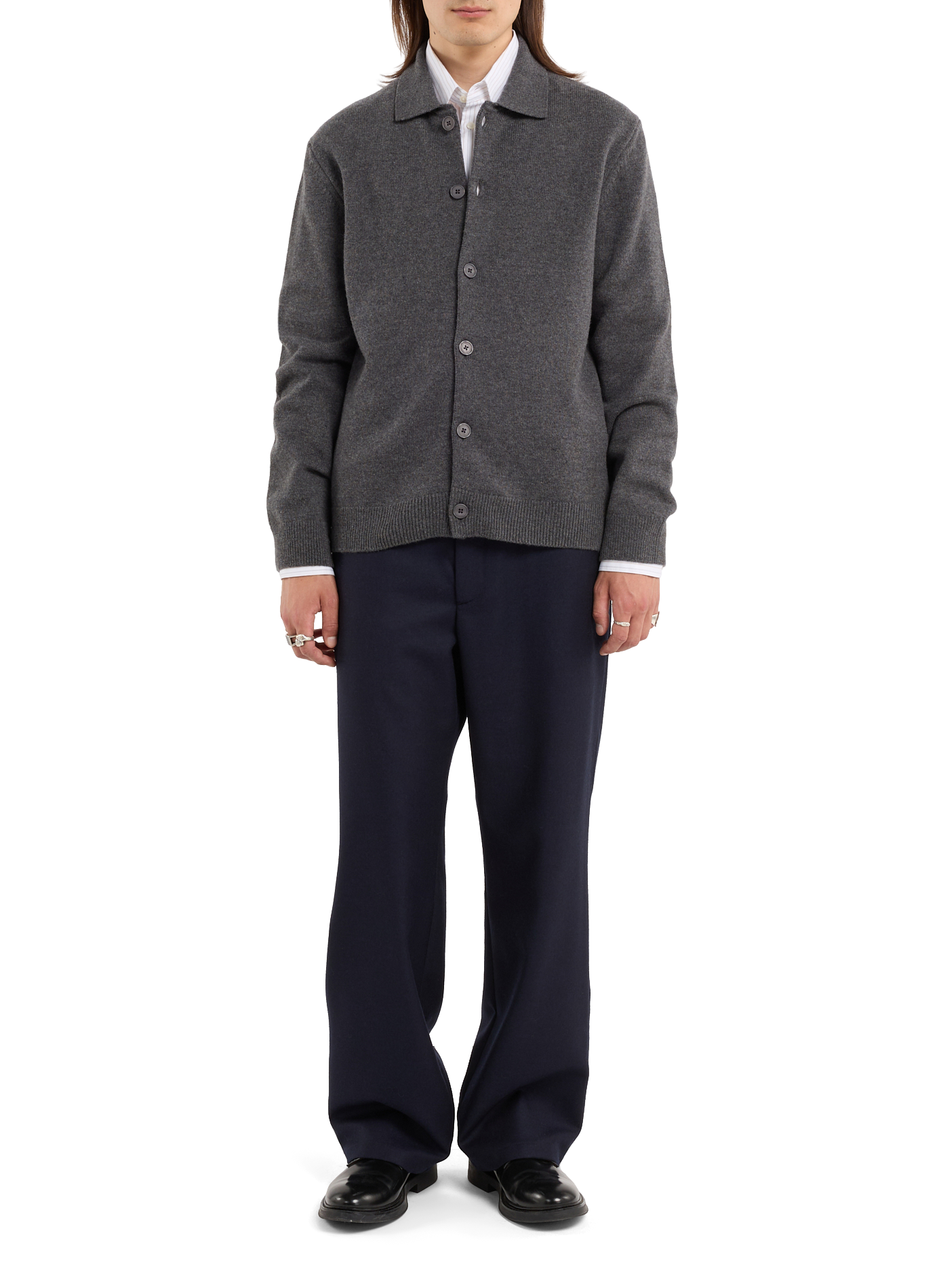 Iela straight wool trousers SAISON 1865 Blue