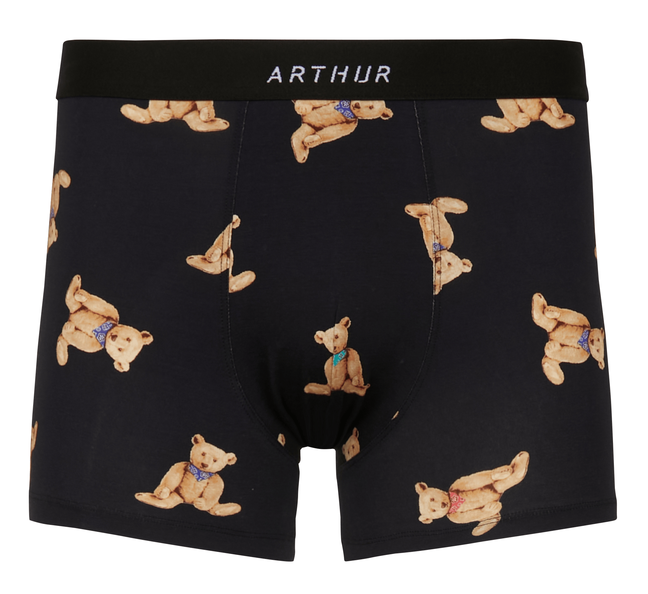 Boxer imprimé en coton mélangé  ARTHUR Bleu