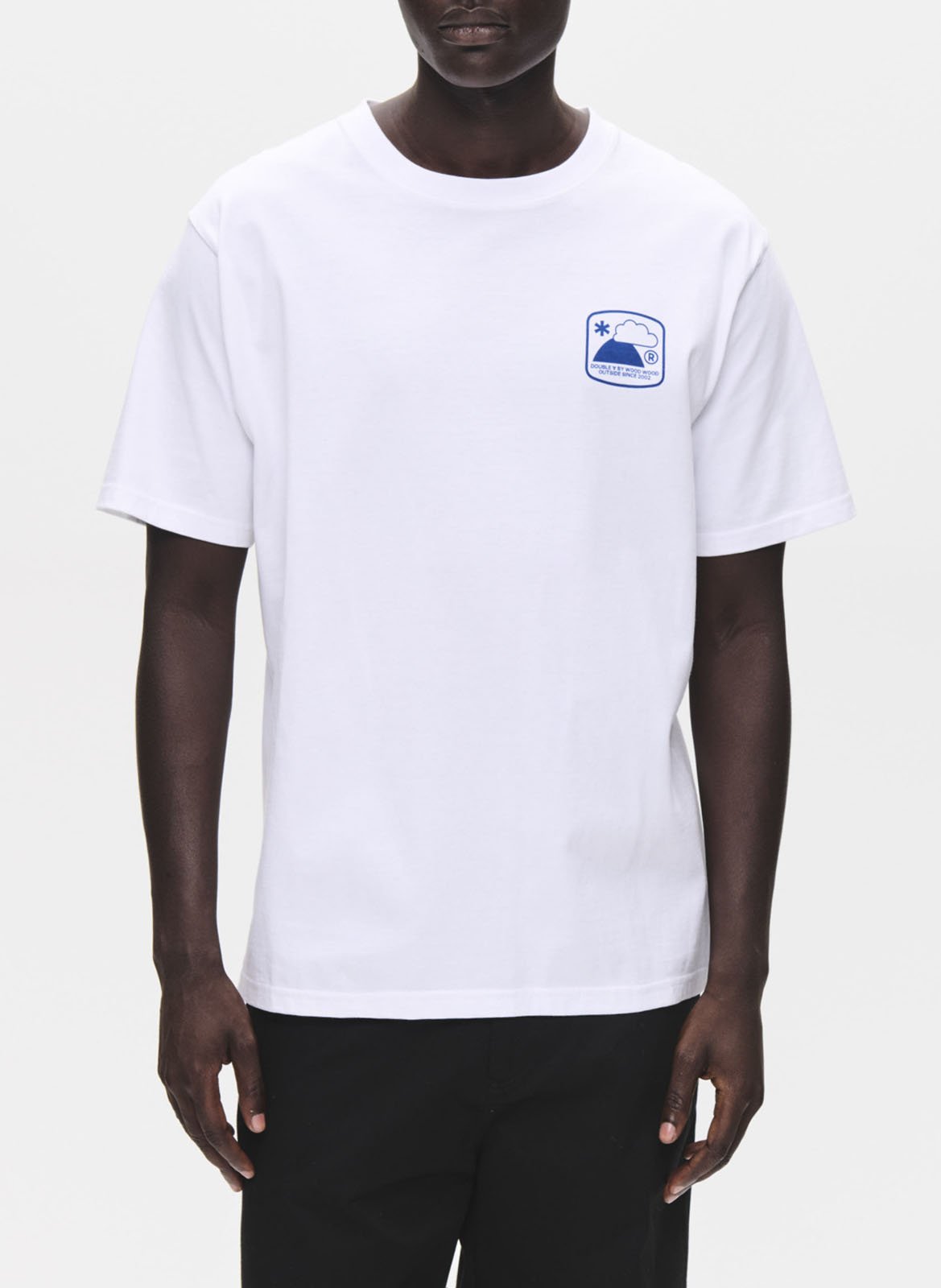Round-neck cotton T-shirt WOOD WOOD White