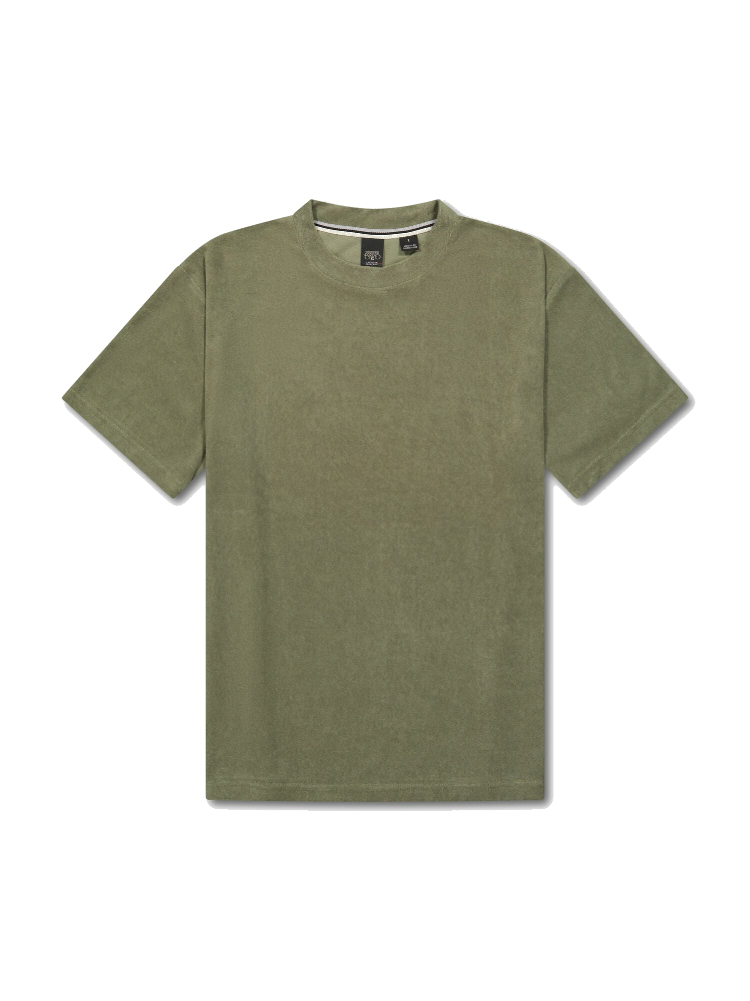 Round-neck T-shirt LE TEMPS DES CERISES Khaki