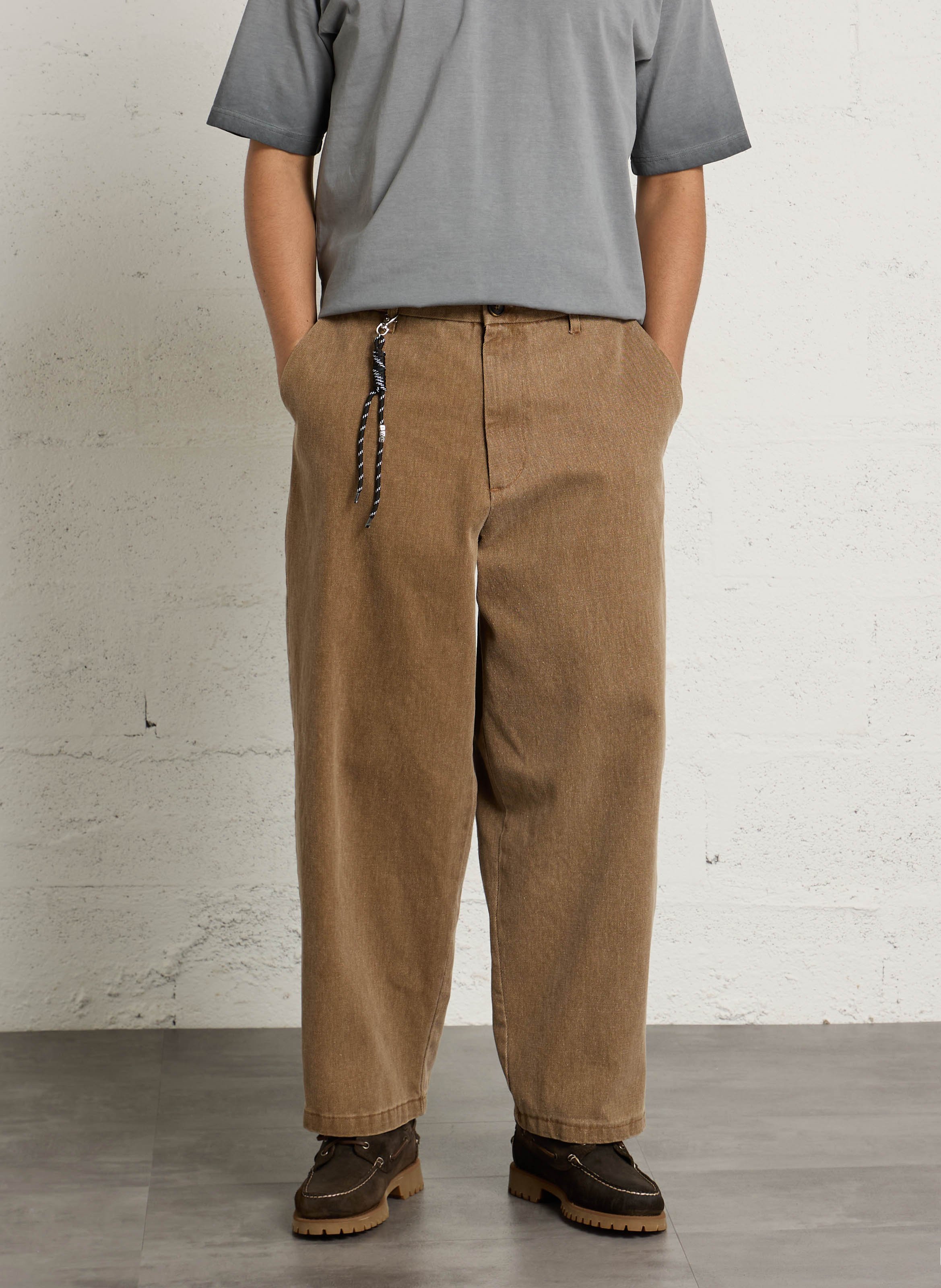 Pantalon chino large en coton IMPERIAL