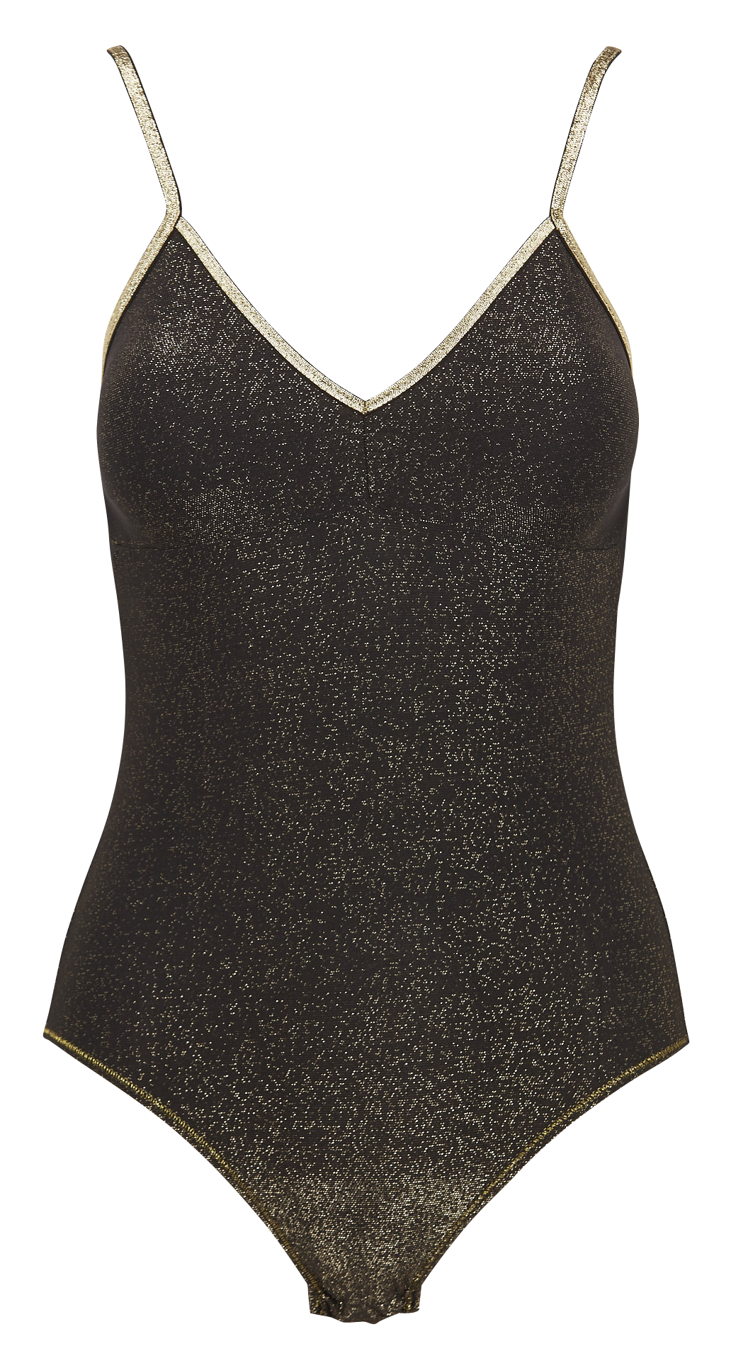 Body avec fils métallisés LA NOUVELLE Noir