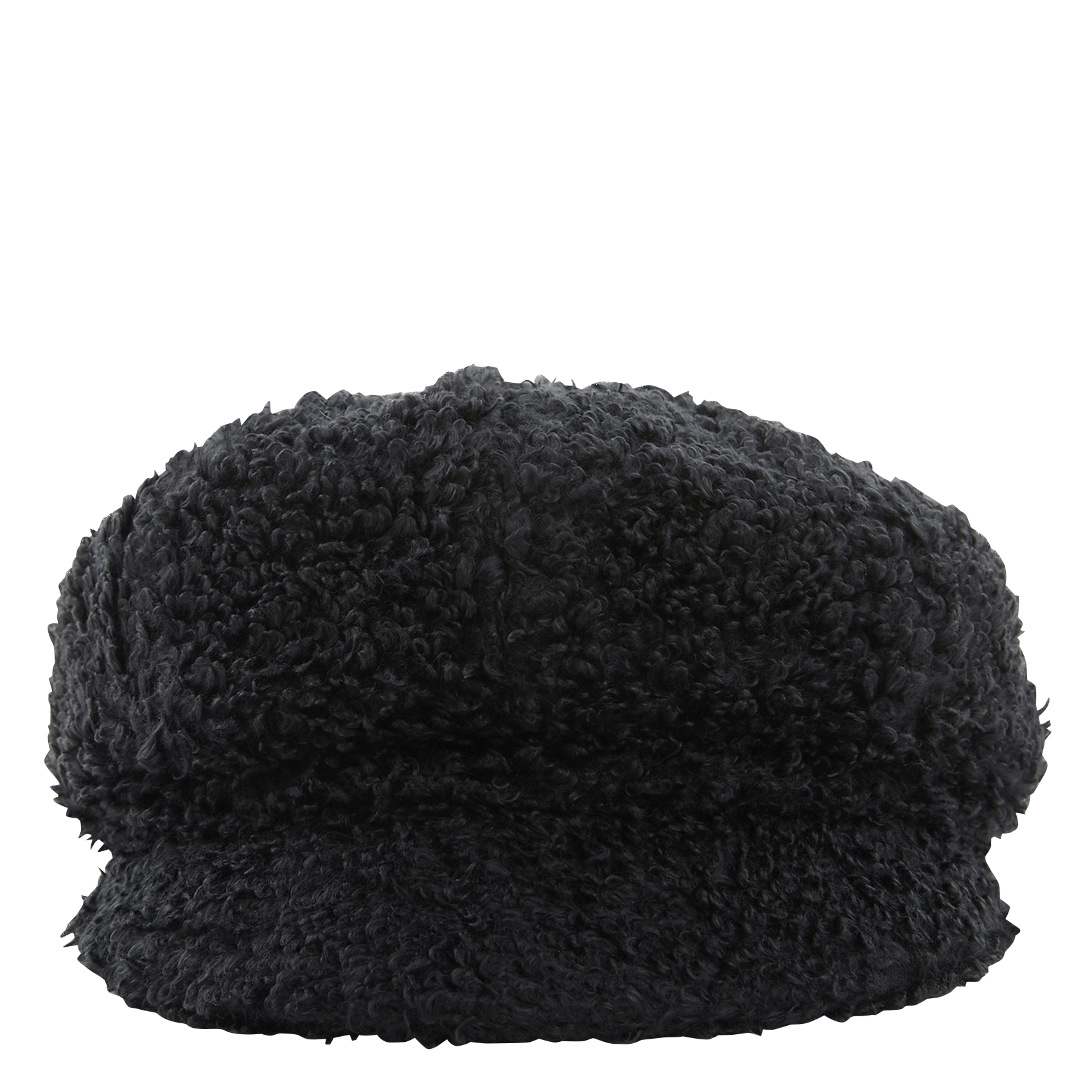 Gavroche met sherpa-look AU PRINTEMPS PARIS Zwart