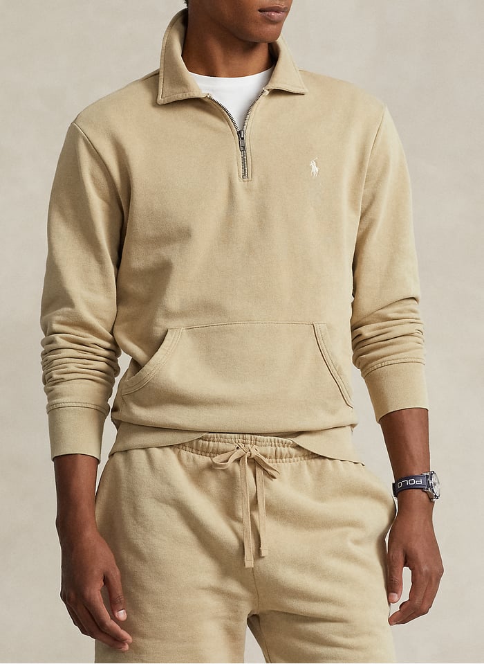 Sweat col zippé ralph lauren hot sale